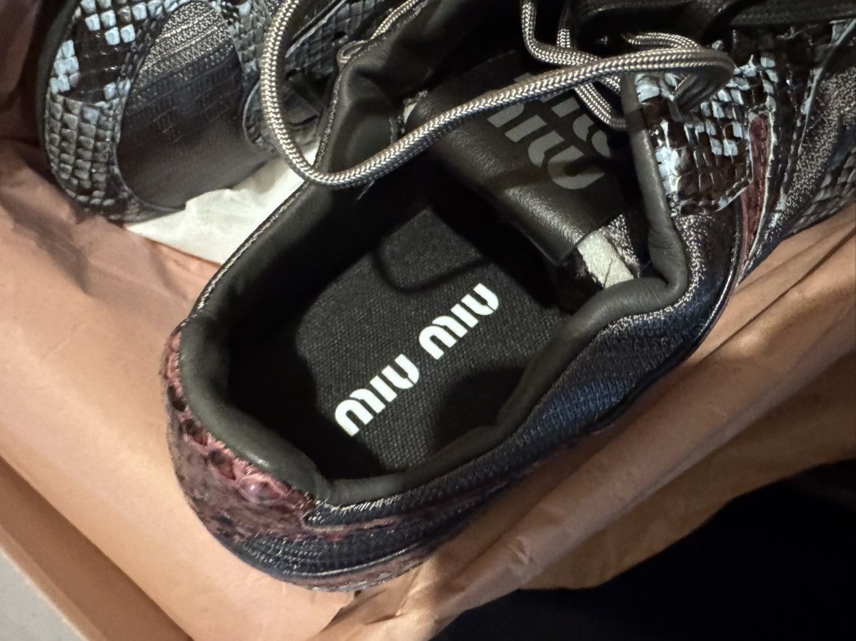 Miu Miu Miu miu Gymnasium Technical Fabric and Suede Sneakers Size US 8 / IT 38 - 2 Thumbnail