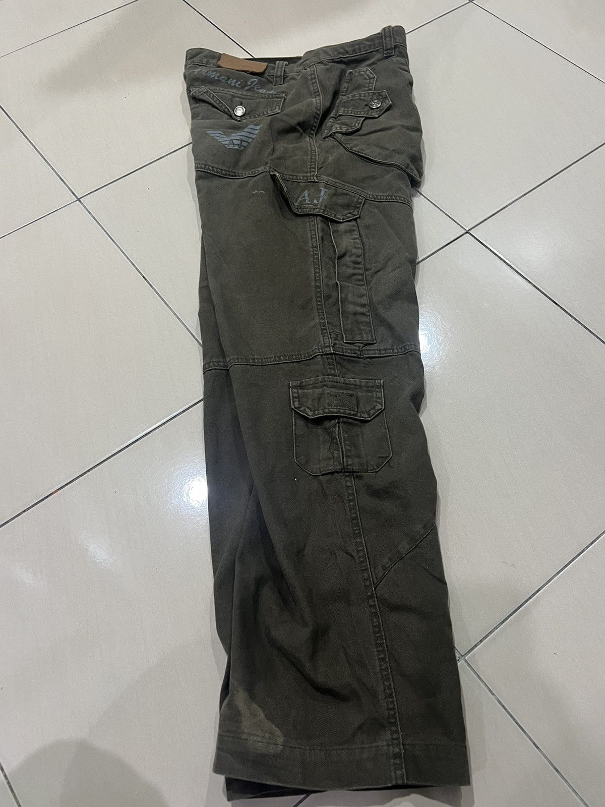 Armani × Vintage Armani Jeans - vintage cargo pants Size US 36 / EU 52 - 10 Thumbnail