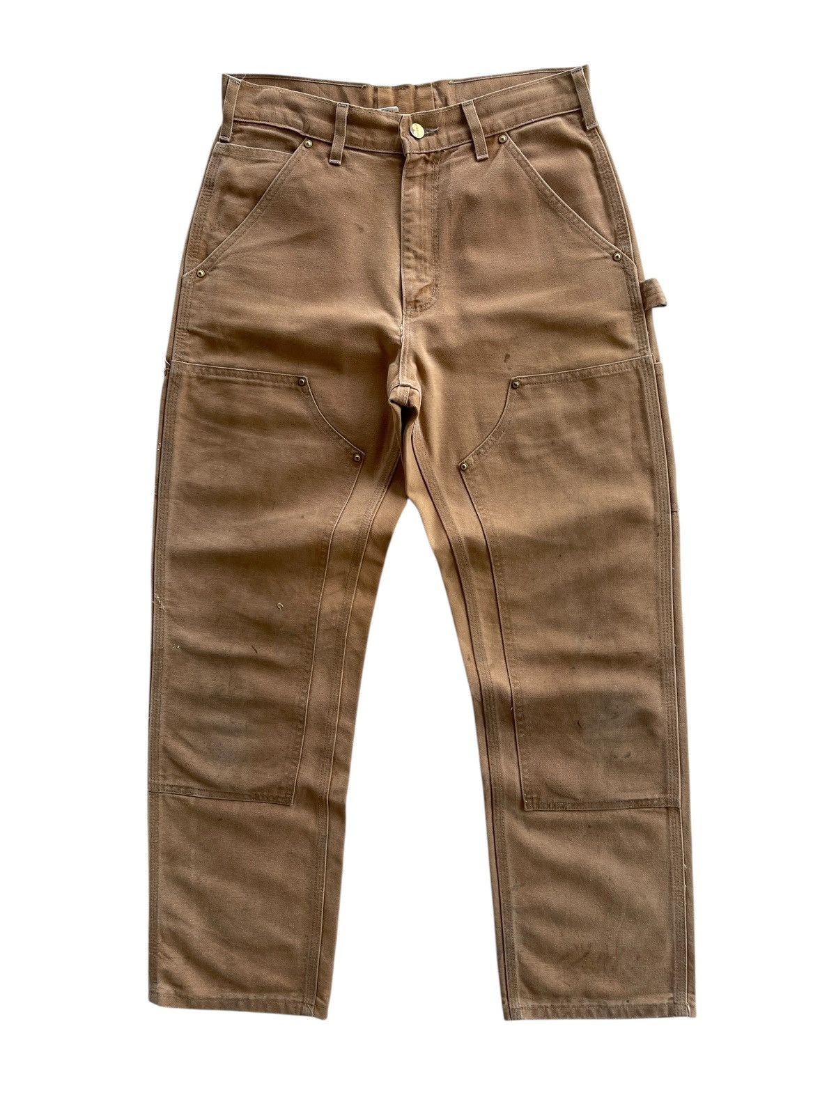 Carhartt Vintage Carhartt Double Knee Distressed Duck Pants Size US 30 / EU 46 - 1 Thumbnail