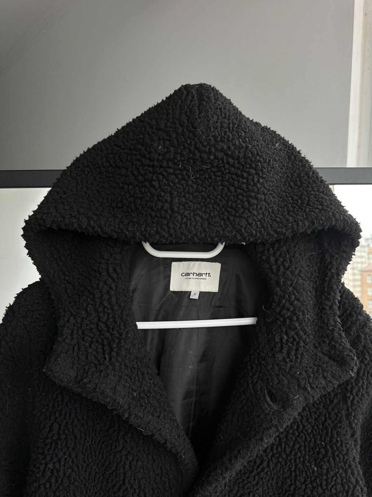 Carhartt Carhartt WIP Sherpa Fleece Hooded Coat Jacket Sz S Size US S / EU 44-46 / 1 - 3 Thumbnail