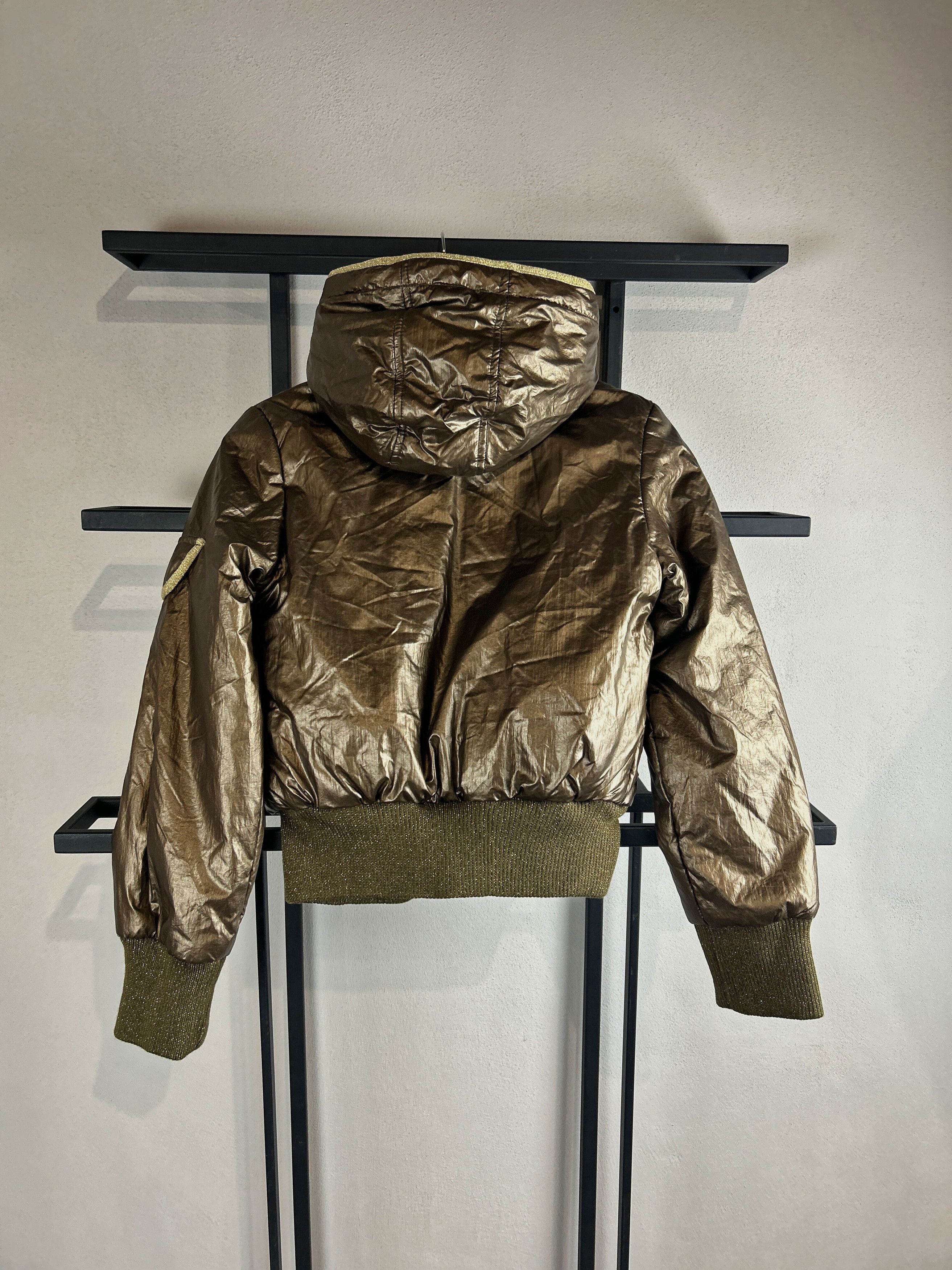 Japanese Brand Streetwera Japanese Opium Gold Melatic Color Hooded Jacket Size XS / US 0-2 / IT 36-38 - 6 Thumbnail