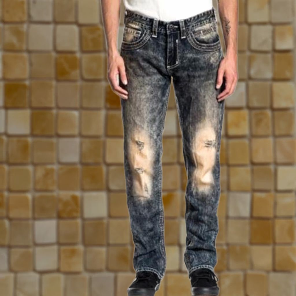Affliction Affliction Jeans Blue 38 Regular Denim 5-Pocket Zip Condor ACE Fleur 110SS216 Mens Jeans Size US 38 / EU 54 - 1 Preview