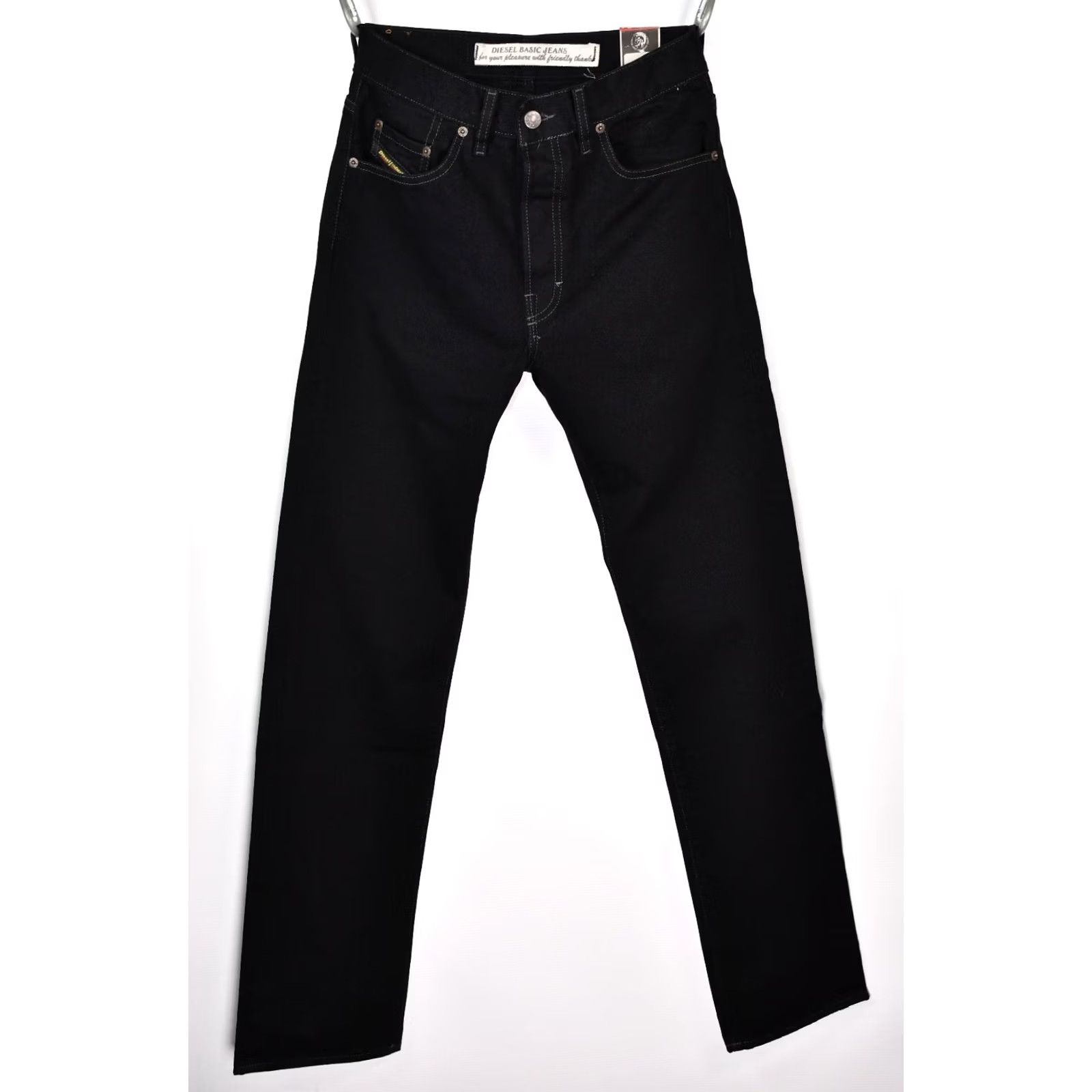 Diesel VINTAGE Diesel Keetar RR55 Black-Black Straight Fit Men's W29 Size US 29 - 2 Thumbnail