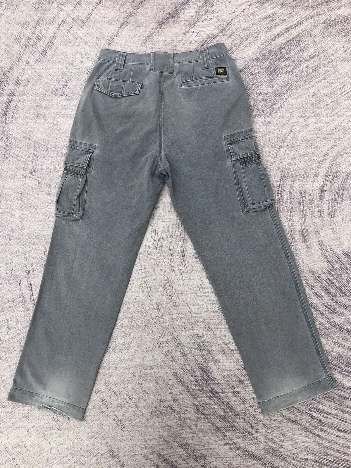 Japanese Brand Grand Cisco Faded Cargo Multipocket Utility Pants Size US 30 / EU 46 - 10 Thumbnail