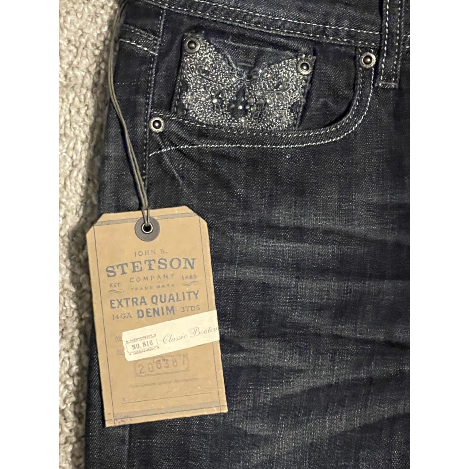 Stetson Stetson Classic Bootcut Jeans Denim Blue Women's Size 8 Reg 31x32 NWT Size 30" / US 8 / IT 44 - 2 Thumbnail