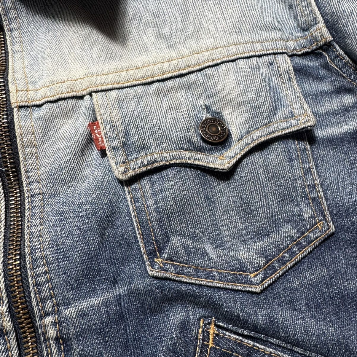 Levi's avant garde y2k gradient levis denim jacket rick owens style Size L / US 10 / IT 46 - 7 Thumbnail
