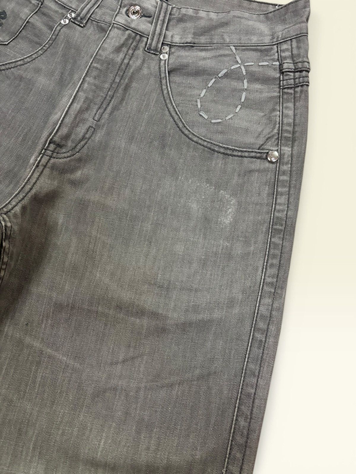 Rocawear Grunge Rocawear Baggy Ultility Dirty Washed Jeans Size US 34 / EU 50 - 5 Thumbnail