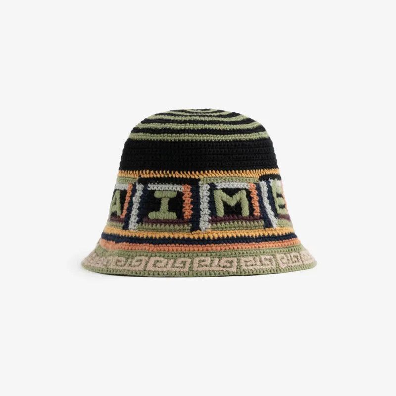 Aime Leon Dore o1mle0725 Aime Crochet Bucket Hat / Cap in Multicolor Size ONE SIZE - 1 Thumbnail