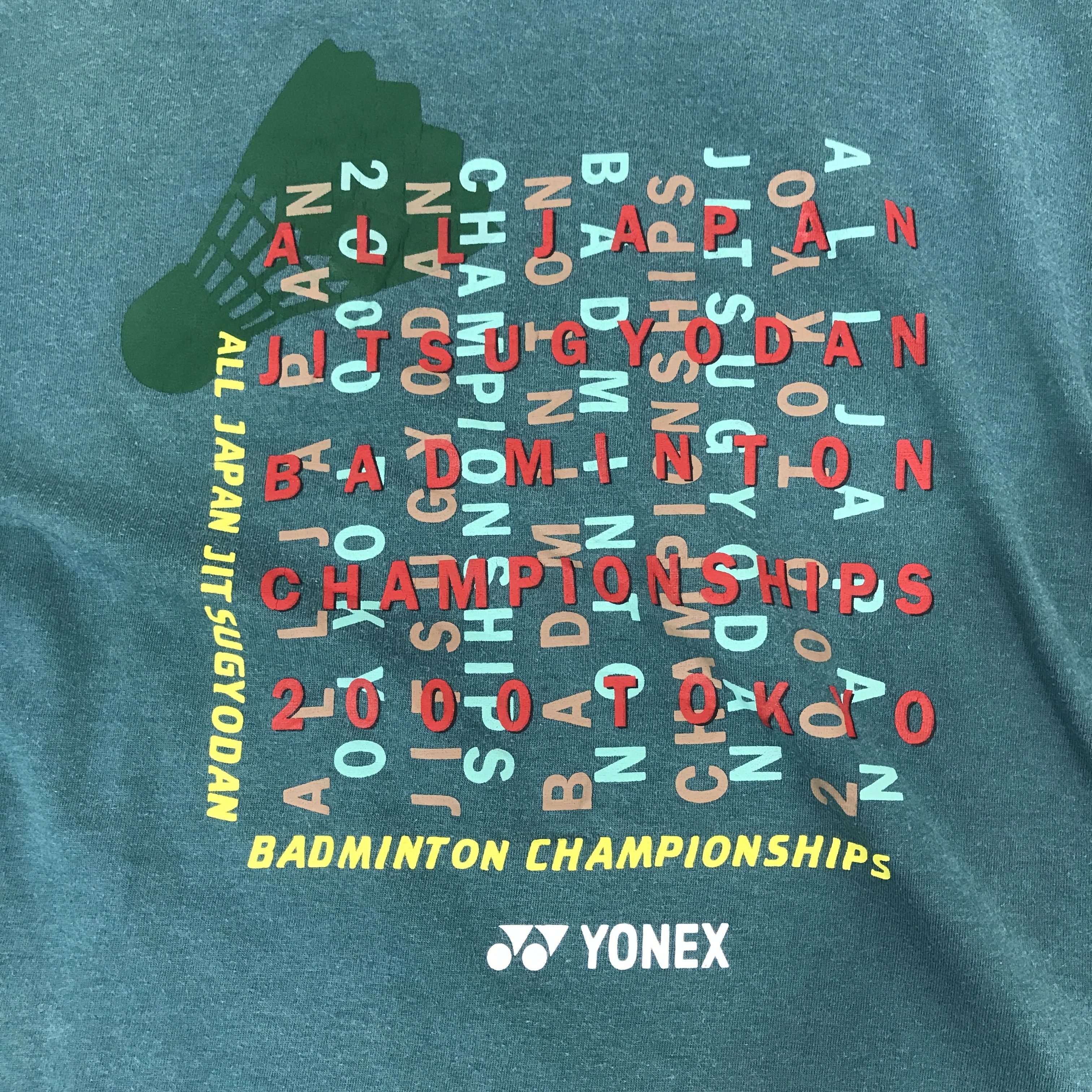 Sports Specialties YONEX all Japan badminton championships t-shirt Size US L / EU 52-54 / 3 - 9 Thumbnail