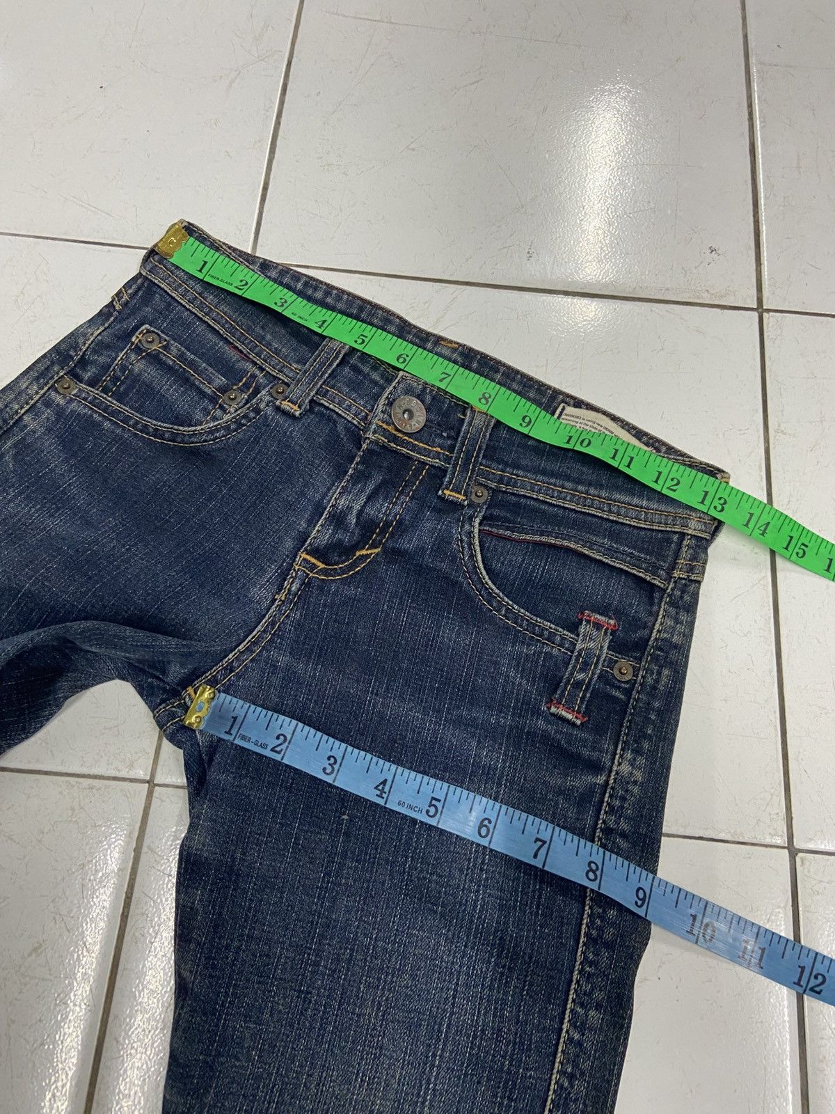 Edwin EDWIN 503 BLUE TRIP SKINNY DENIM JEANS Size US 26 / EU 42 - 11 Thumbnail