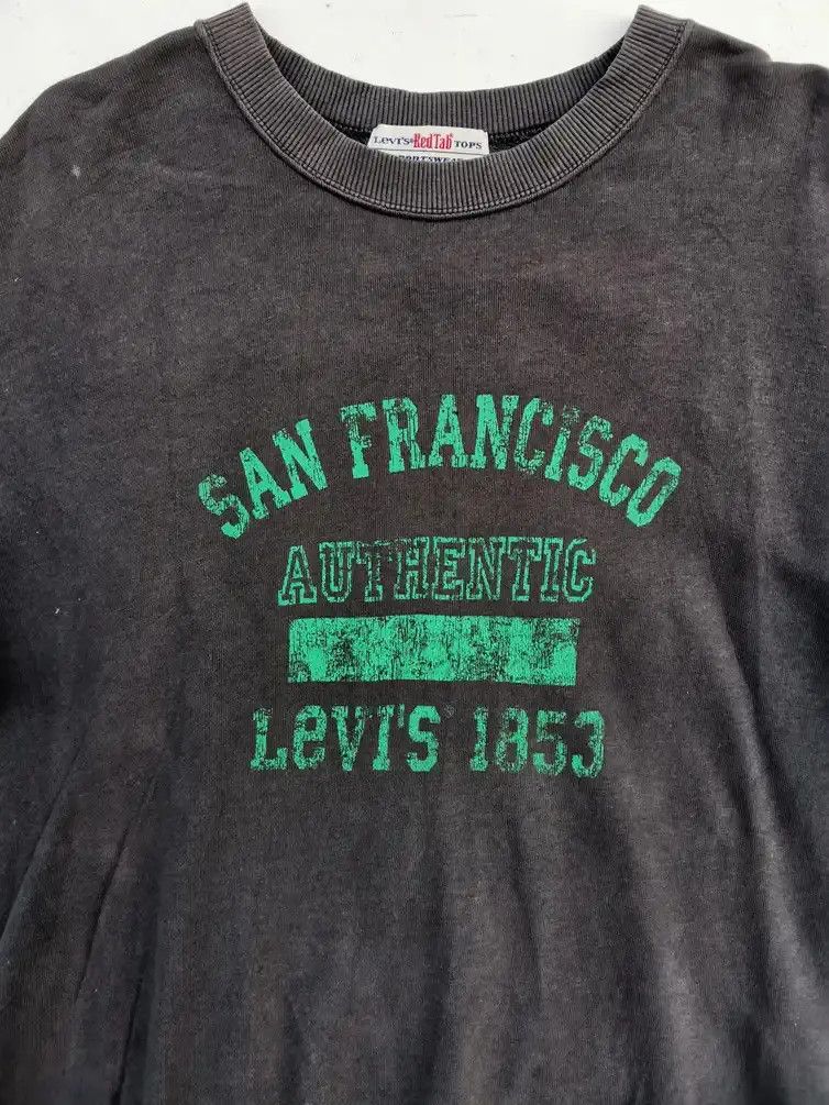 Levi's Rare!!! Levi's San Francisco Authentic Big Logo Sweatshirt Size US L / EU 52-54 / 3 - 6 Thumbnail