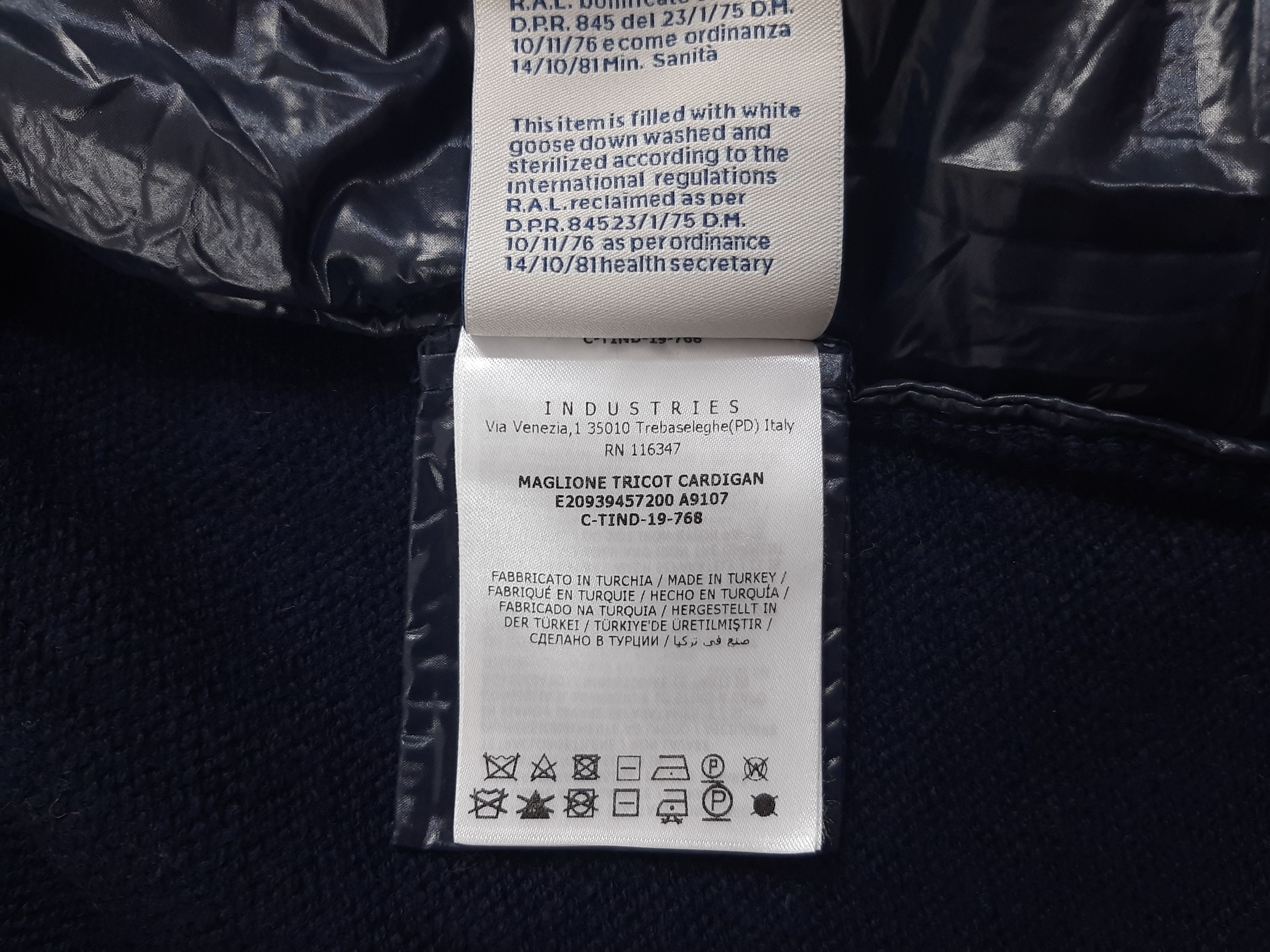 Moncler Moncler Hybrid Knit Quilted Jacket Navy Women's Size M Size M / US 6-8 / IT 42-44 - 12 Thumbnail