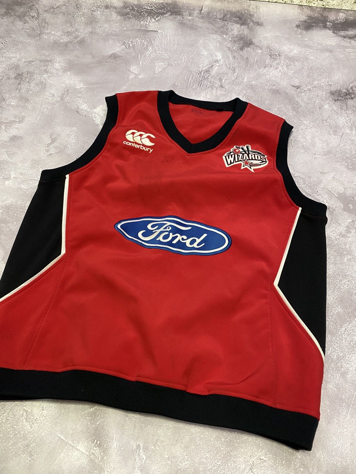 Canterbury of New Zealand × Ford × Vintage Vintage Canterbury Ford Wizards Vest Size US L / EU 52-54 / 3 - 2 Thumbnail