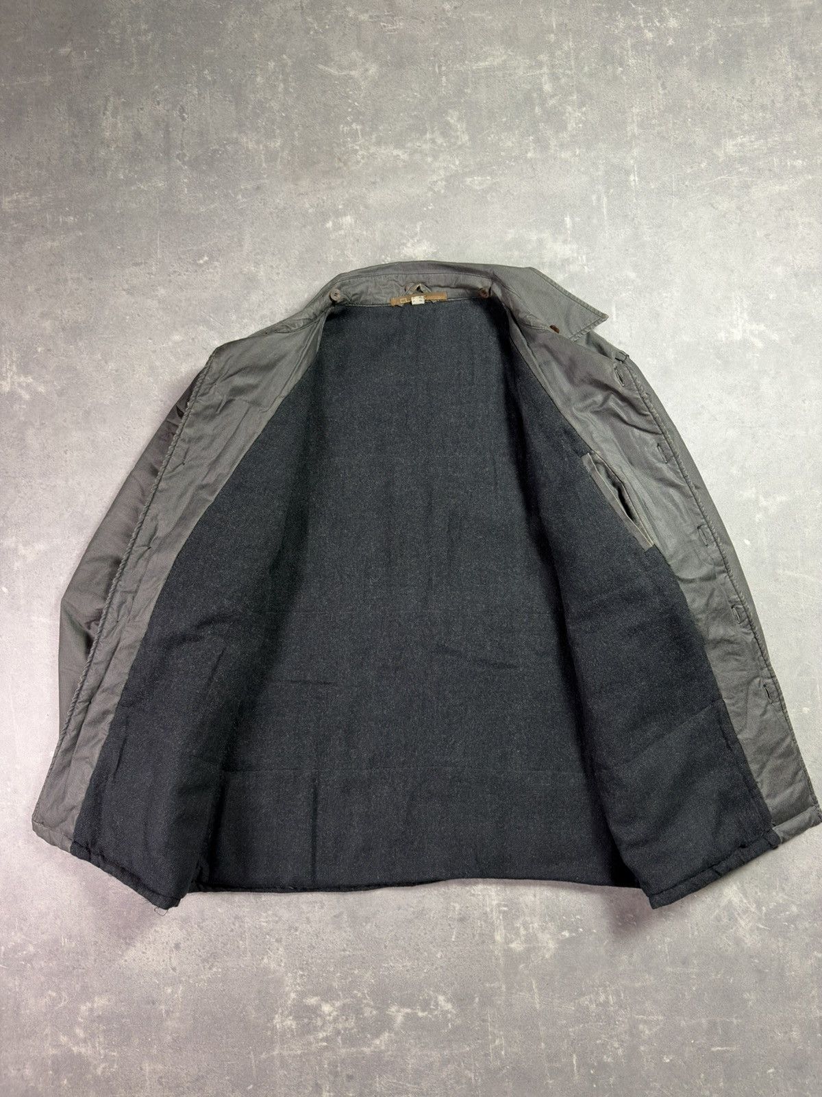 Roberto Cavalli 00s Class Roberto Cavalli Waxed Back Embroidery Jacket Coat Size US XL / EU 56 / 4 - 13 Thumbnail