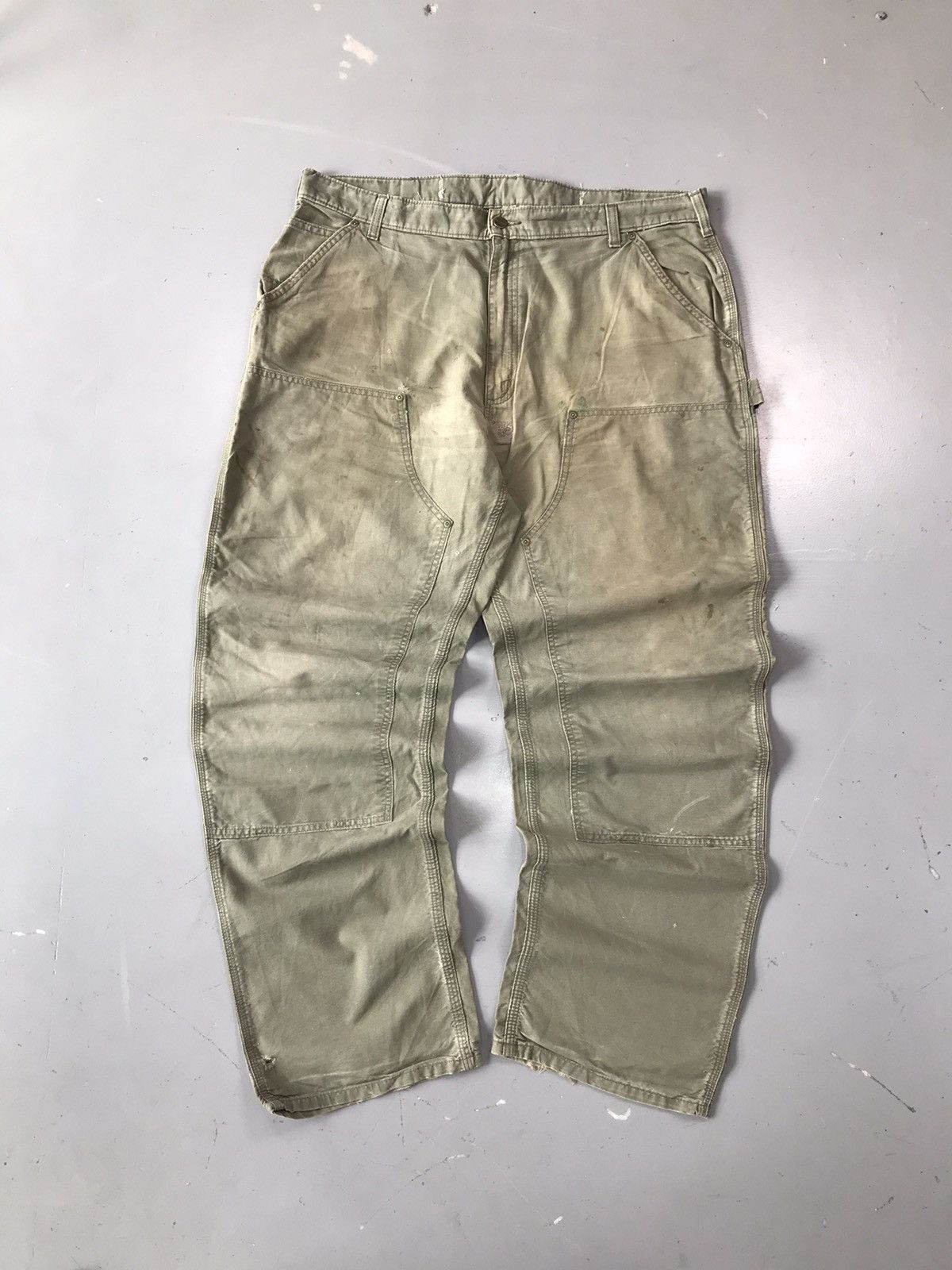Carhartt × Vintage Vintage Carhartt B195 ARG double knee carpenter denim Size US 40 / EU 56 - 1 Thumbnail