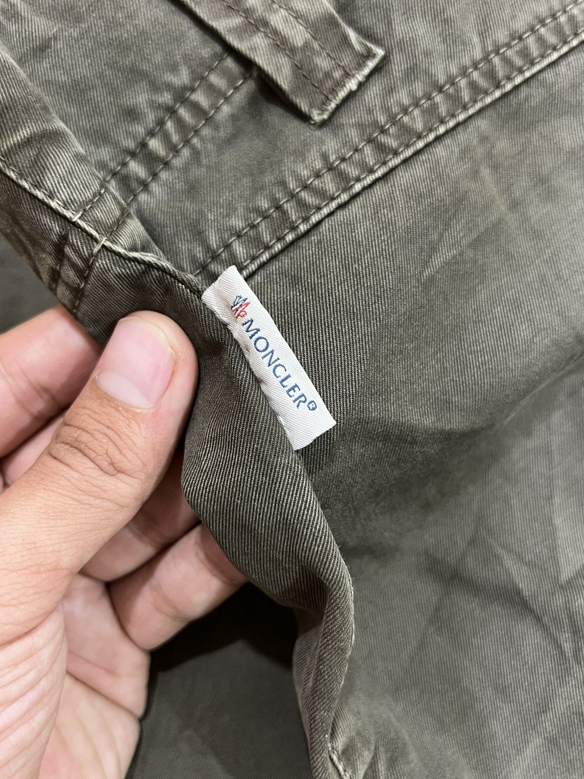 Moncler × Vintage Authentic Moncler Army Green Pants Size US 34 / EU 50 - 15 Thumbnail