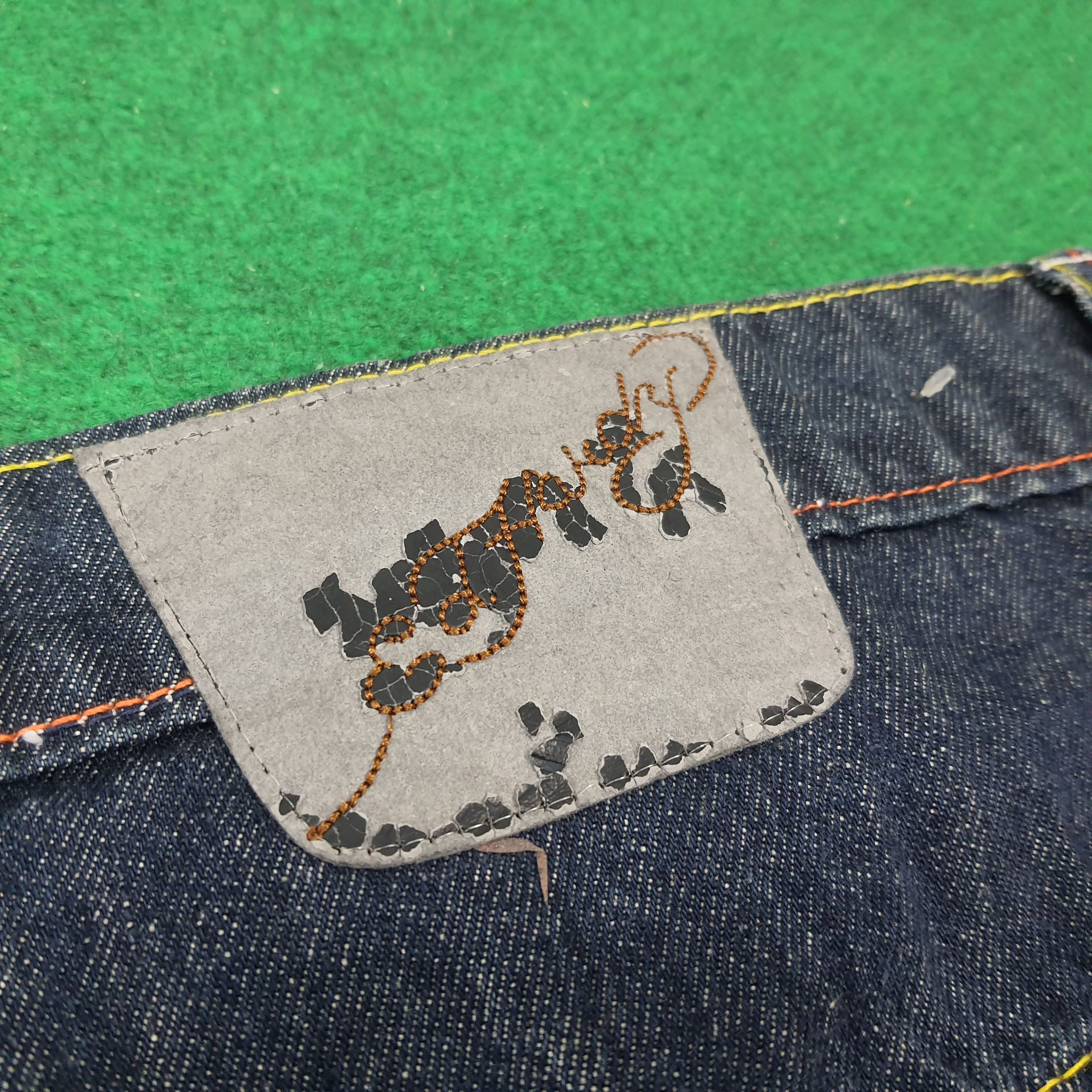 Ed Hardy Vintage Ed Hardy Skull Embroidered Custom Logo Jeans C272N18 Size US 43 - 6 Thumbnail