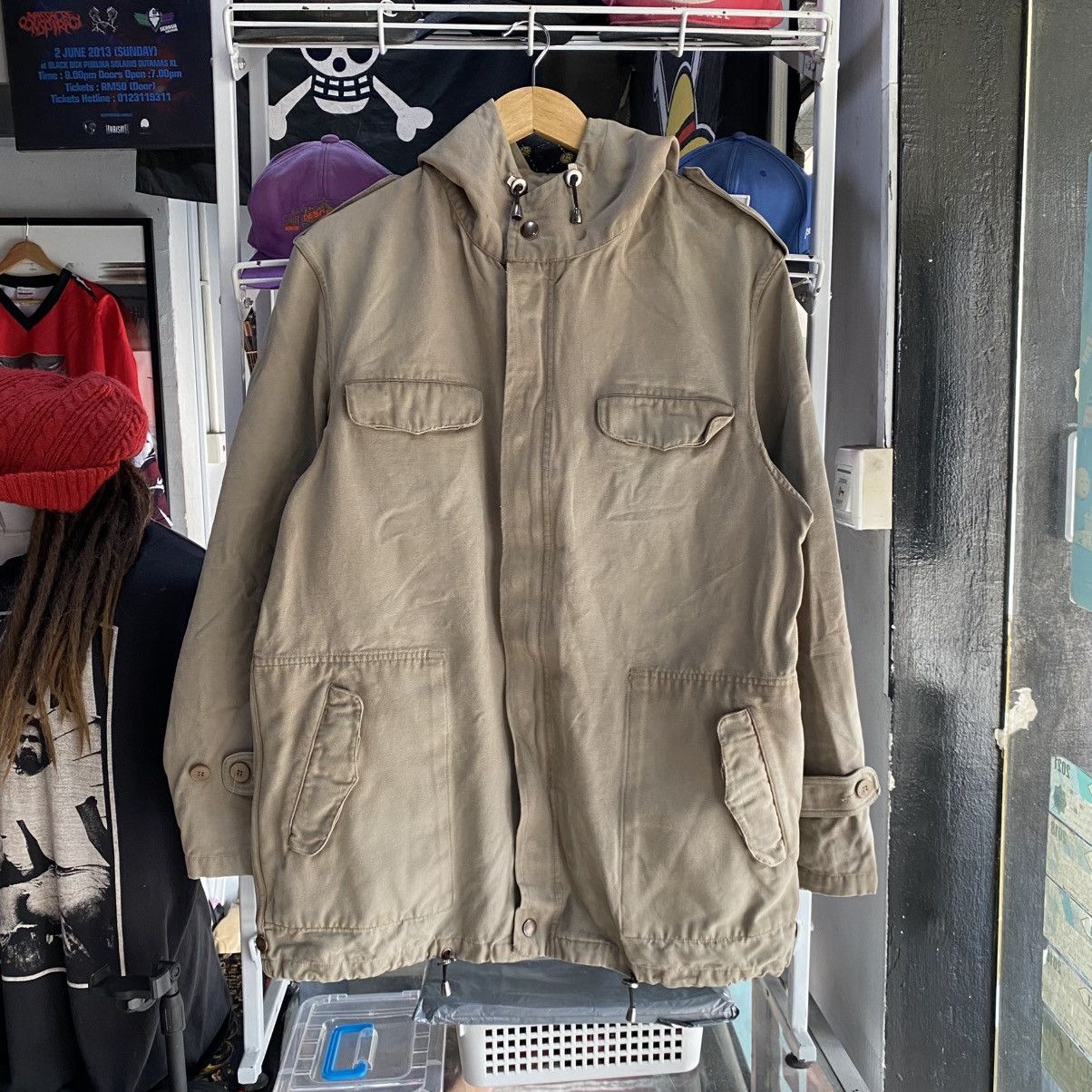 VINTAGE‼️Agnes B. Sport Military Parka Jackets