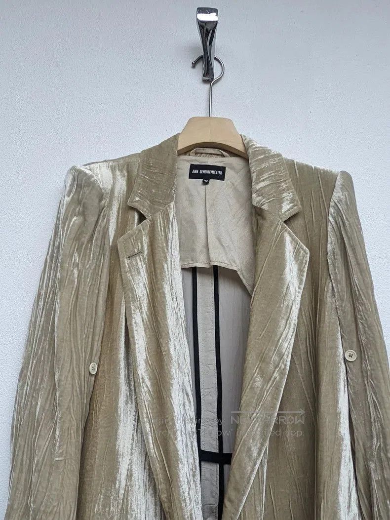 Ann Demeulemeester Ann Demeulemeester Velvet Coat. Size US M / EU 48-50 / 2 - 5 Thumbnail