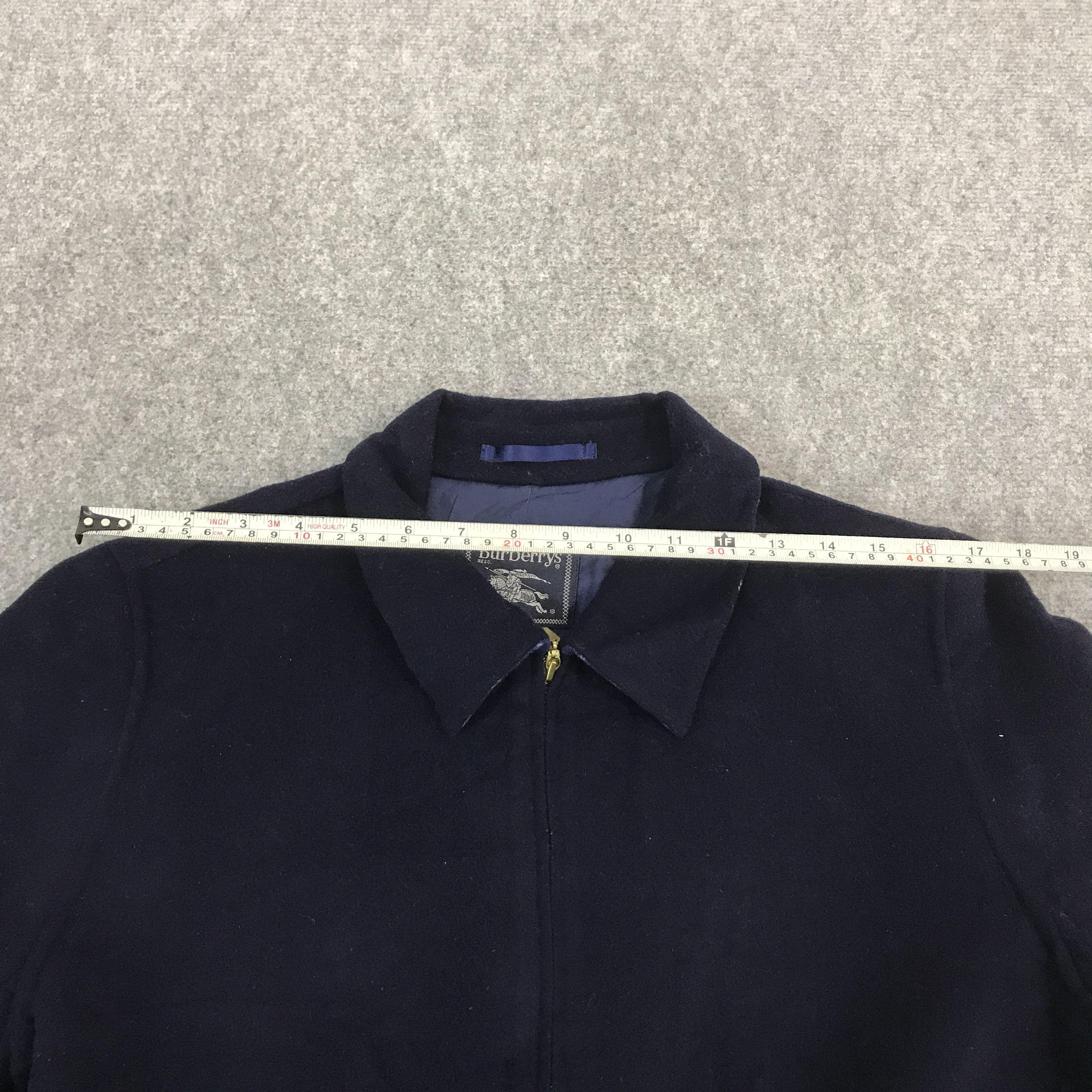 Burberry × Vintage burberrys Classic zipper Wool Jacket Size US L / EU 52-54 / 3 - 8 Thumbnail