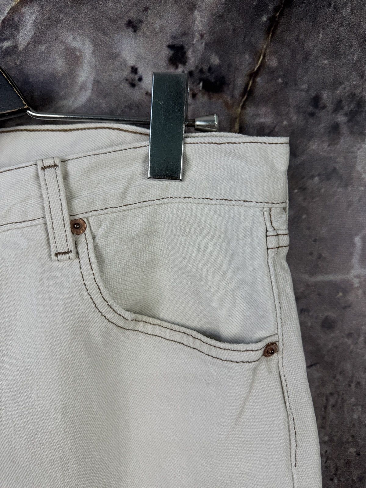 Levi's Men’s Levi’s 501 White Jeans Vintage USA 🇺🇸 Size W36 L30 Size US 36 / EU 52 - 13 Thumbnail