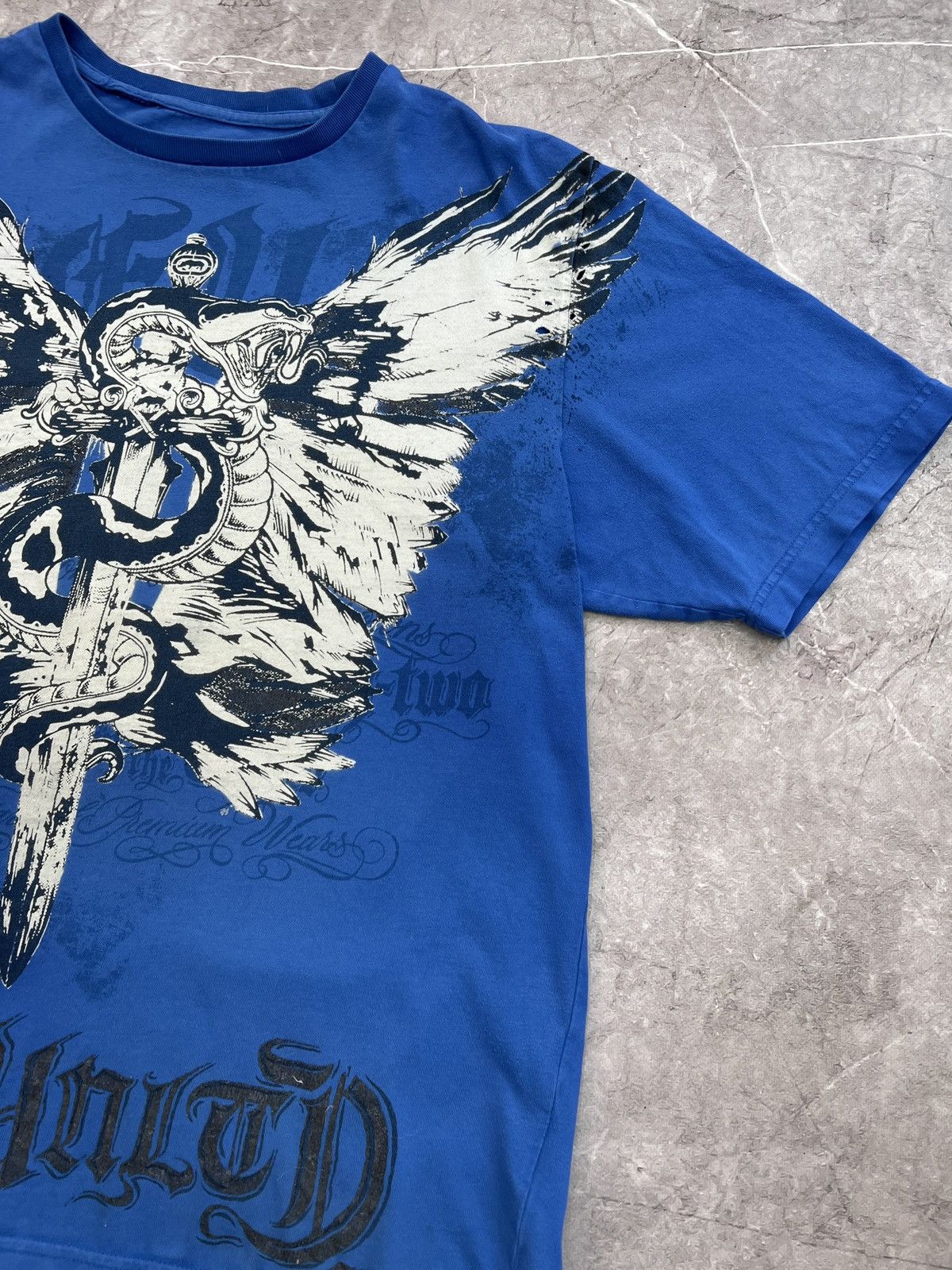 Affliction × Ecko Unltd. Skater faded distressed t shirt Ecko unitd. Affliction style Size US L / EU 52-54 / 3 - 6 Thumbnail