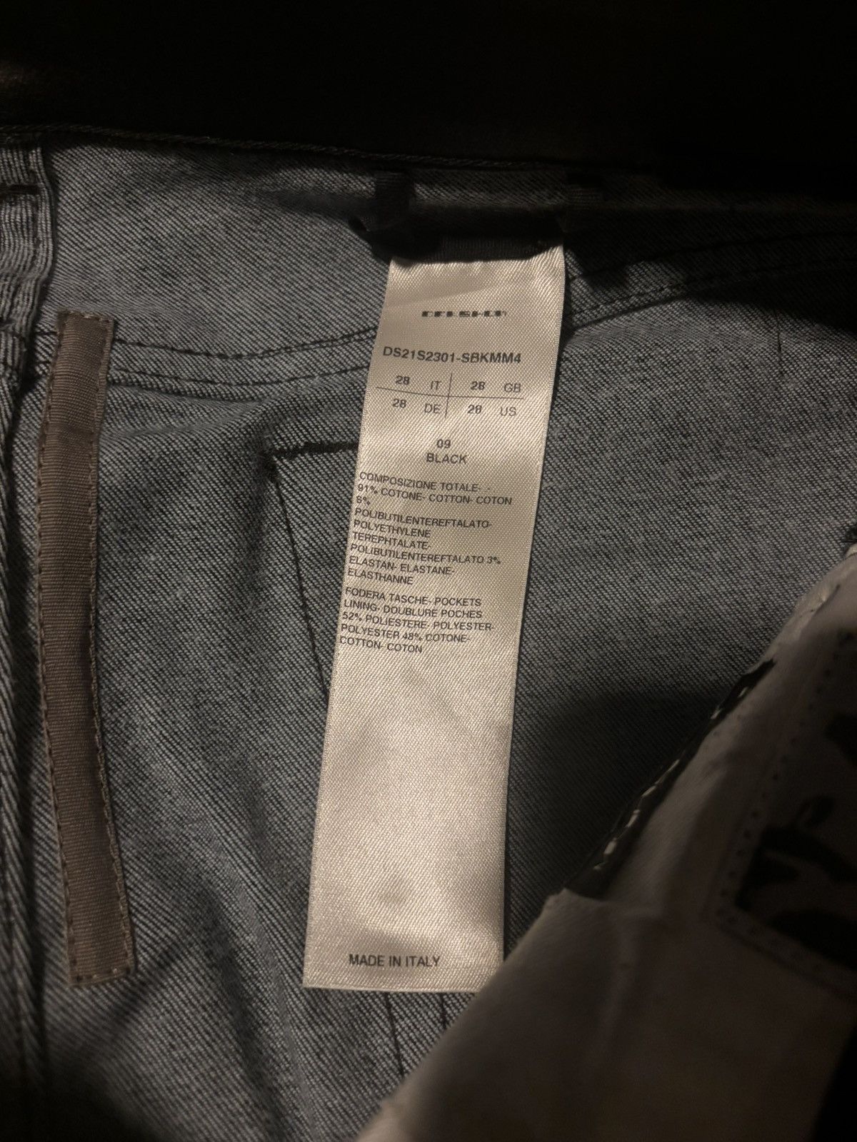 Rick Owens Drkshdw DRKSHDW Penta Trucker Jorts Black Waxed Denim sz 28 Size US 28 / EU 44 - 4 Thumbnail