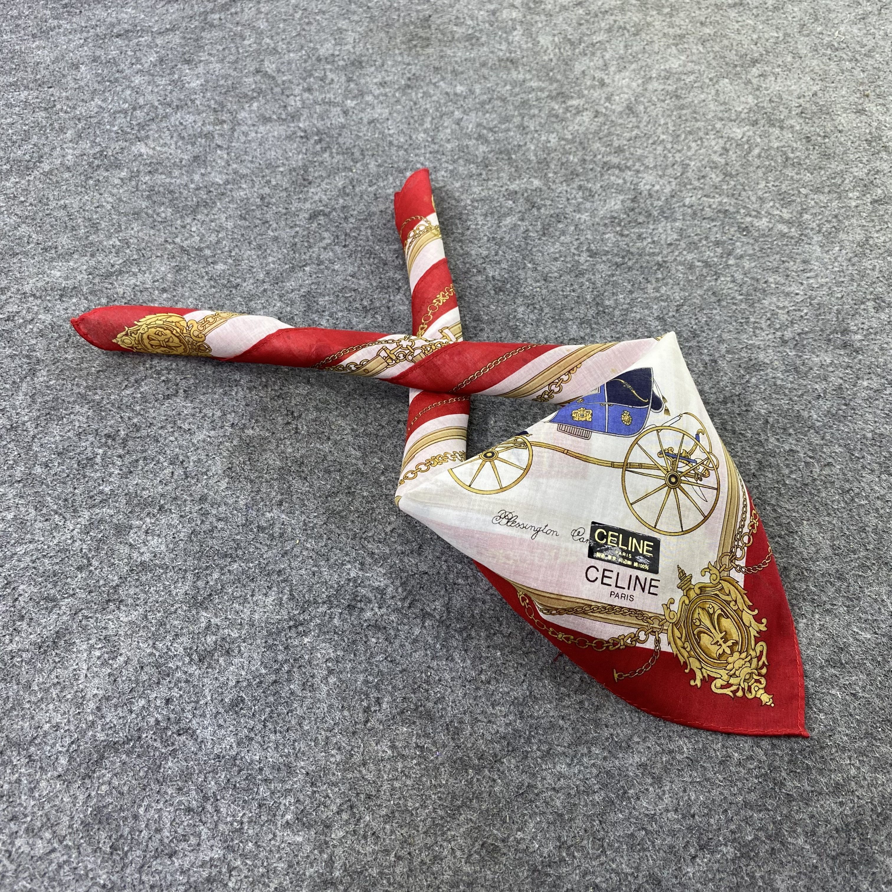 Celine Celine Handkerchief Neckerchief Bandana-B2025 Size ONE SIZE - 1 Thumbnail