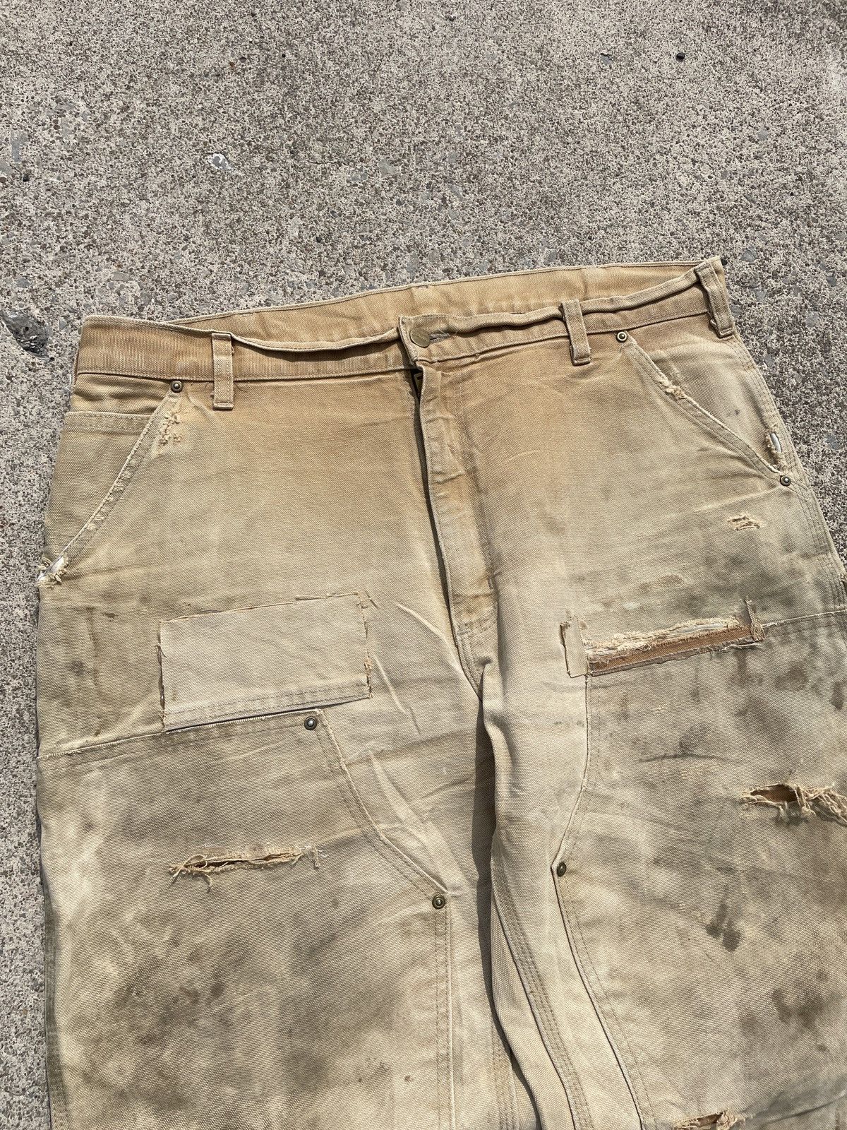 Carhartt Ghost Pocket Faded & Repaired Carhartt Double Knees Size US 38 / EU 54 - 5 Thumbnail