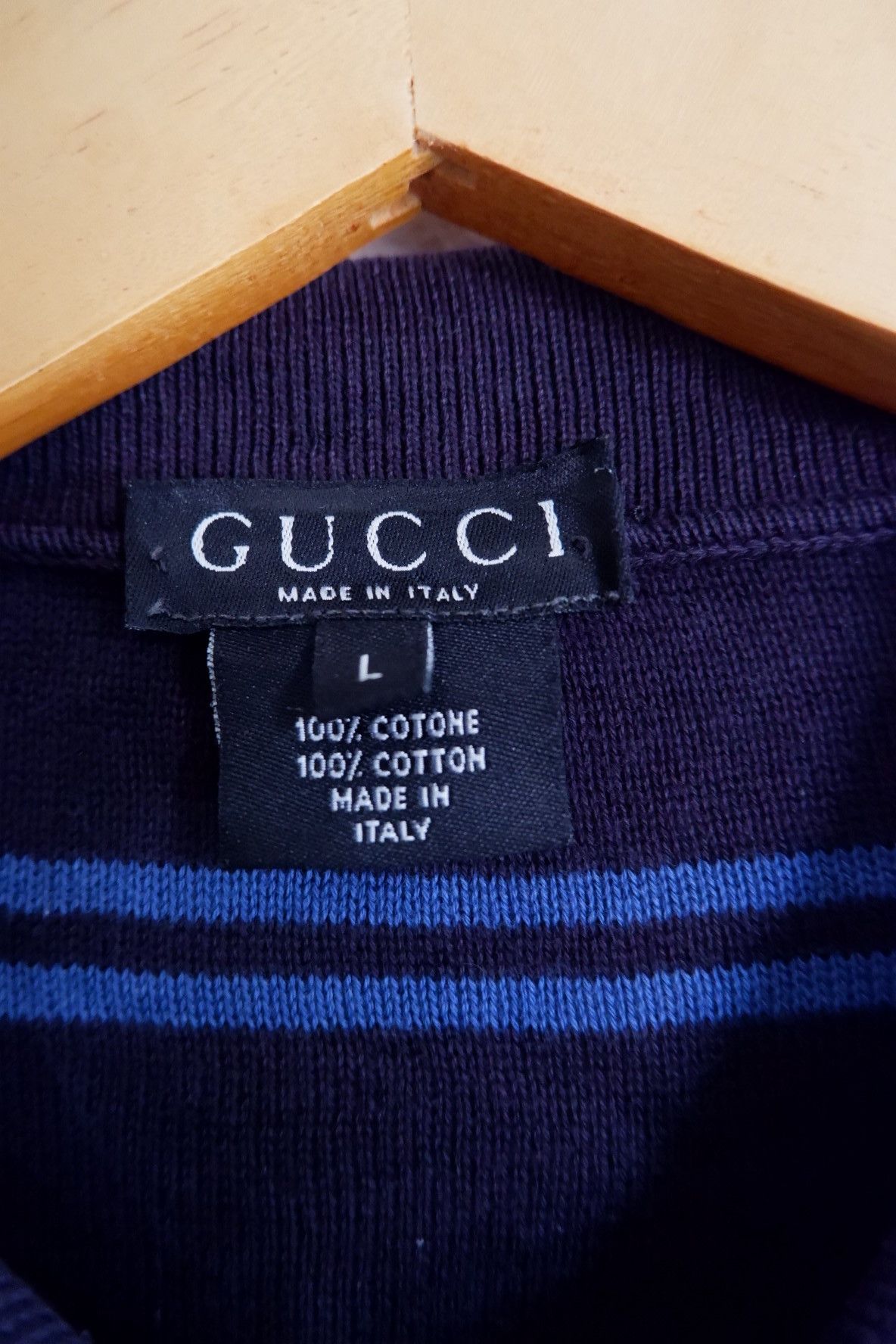 Gucci Vintage GUCCI By Tom Ford Striped Knit Wear Size US L / EU 52-54 / 3 - 8 Thumbnail