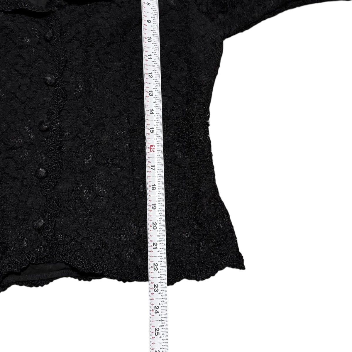 Talbots Talbots Black Lace Patterned Jacket Women's 12 Size L / US 10 / IT 46 - 7 Thumbnail