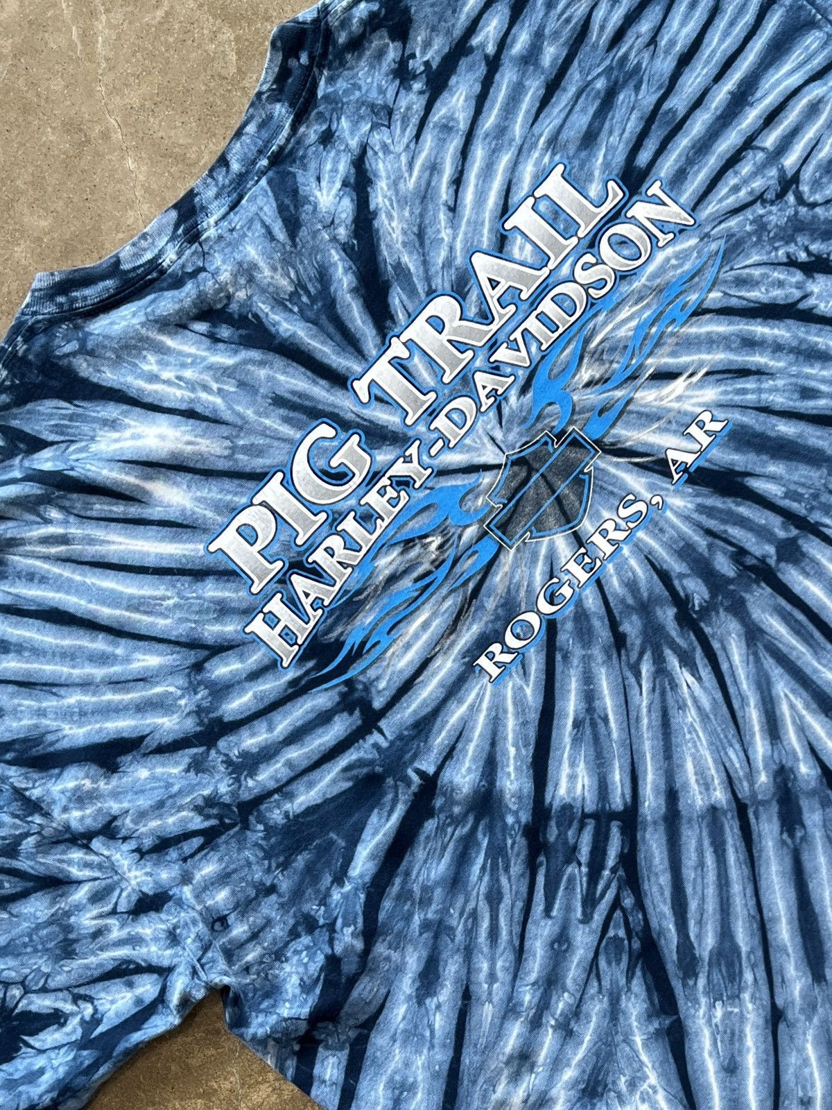 Harley Davidson Vintage 2006 Harley Davidson Peace of Mind Pig Trail Tee XXL Size US XXL / EU 58 / 5 - 4 Thumbnail