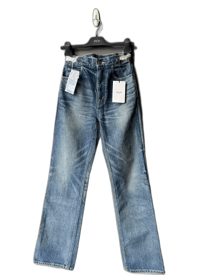 Celine Celine Jane Chains Denim Pants Size US 26 / EU 42 - 1 Thumbnail