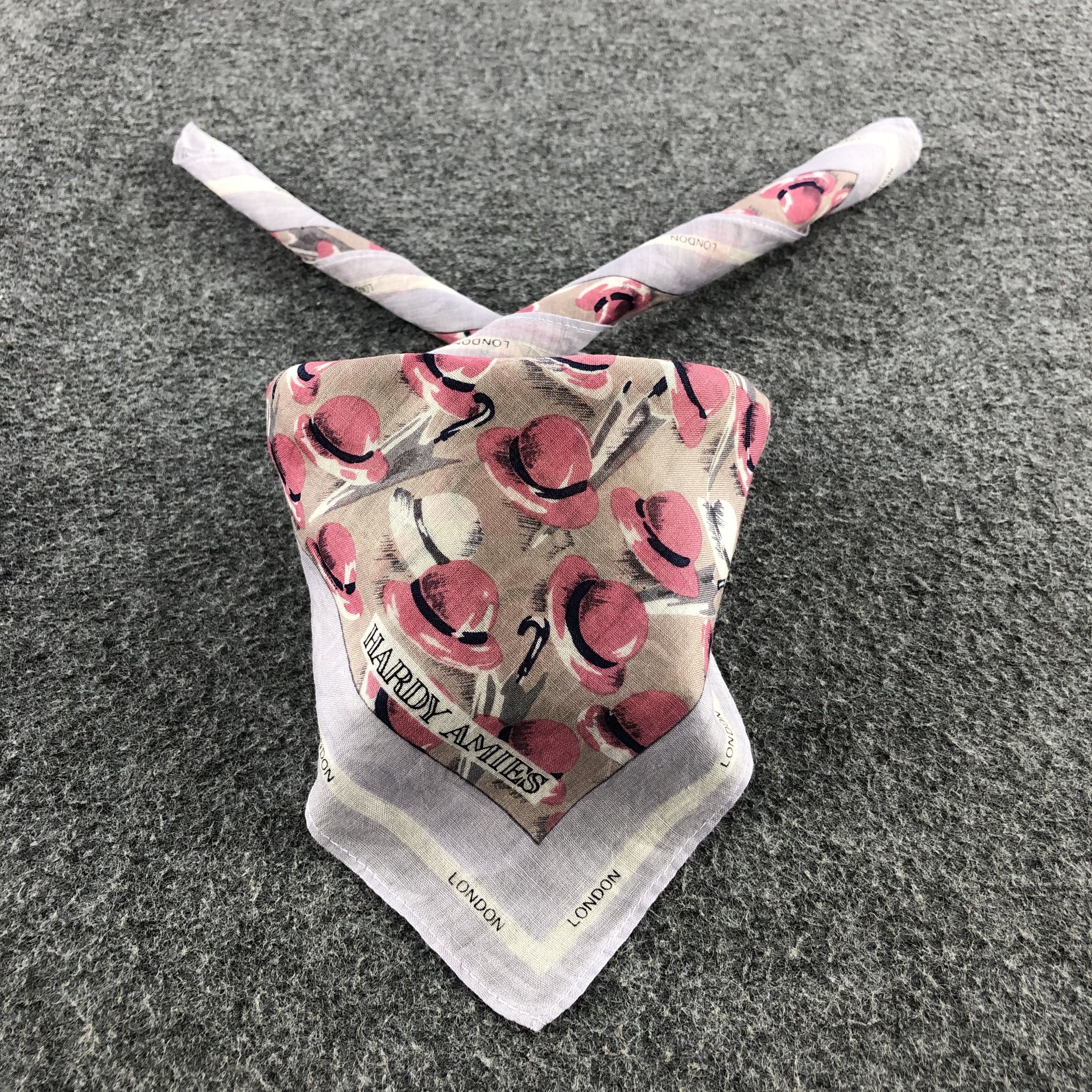 Hardy Amies × Vintage Hardy Amies Handkerchief Neckerchief Bandana H1394 Size ONE SIZE - 1 Thumbnail