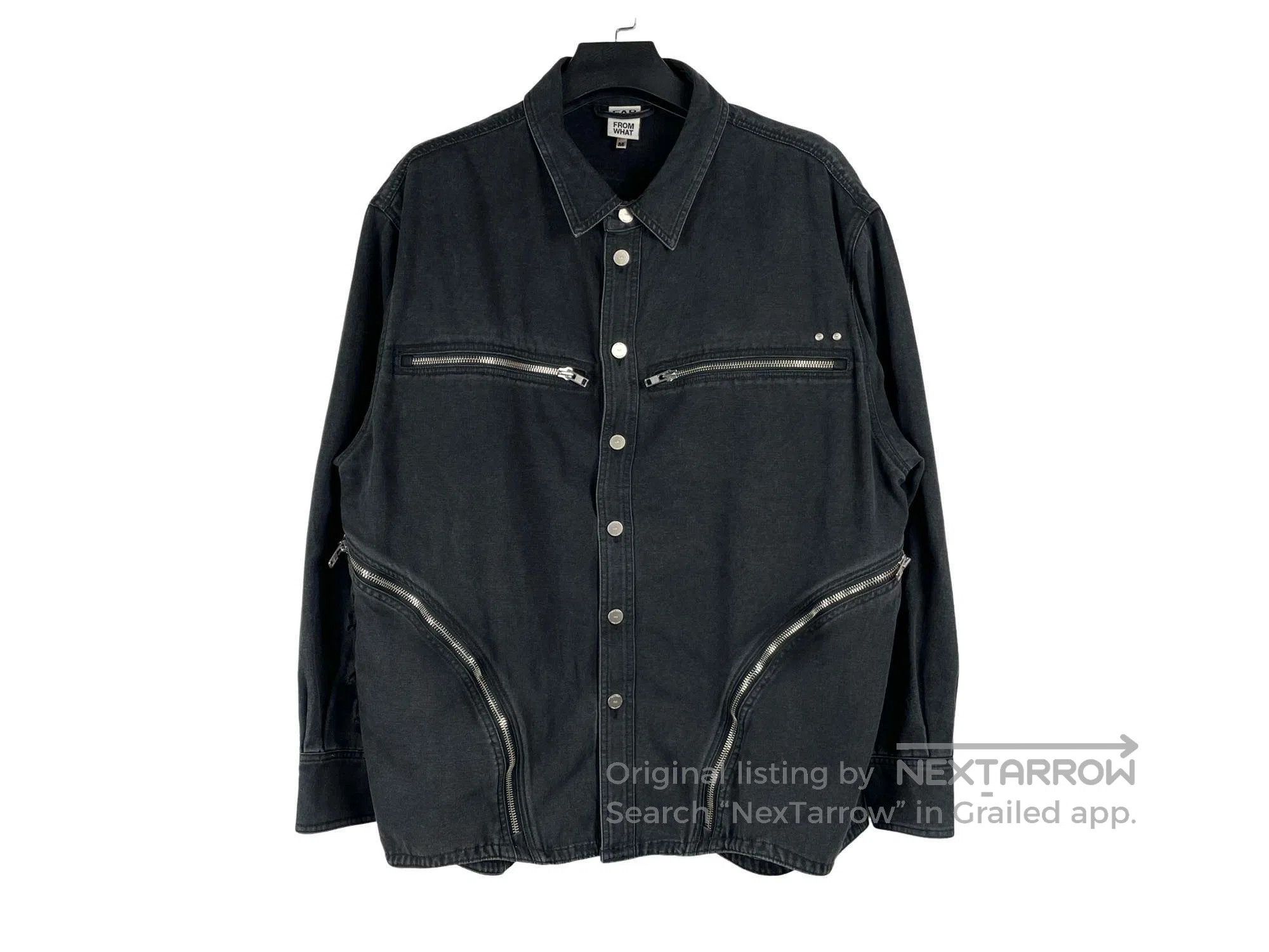 Other Far Archive Distressed Wash Multi-Zip Denim Jacket Size US M / EU 48-50 / 2 - 1 Thumbnail