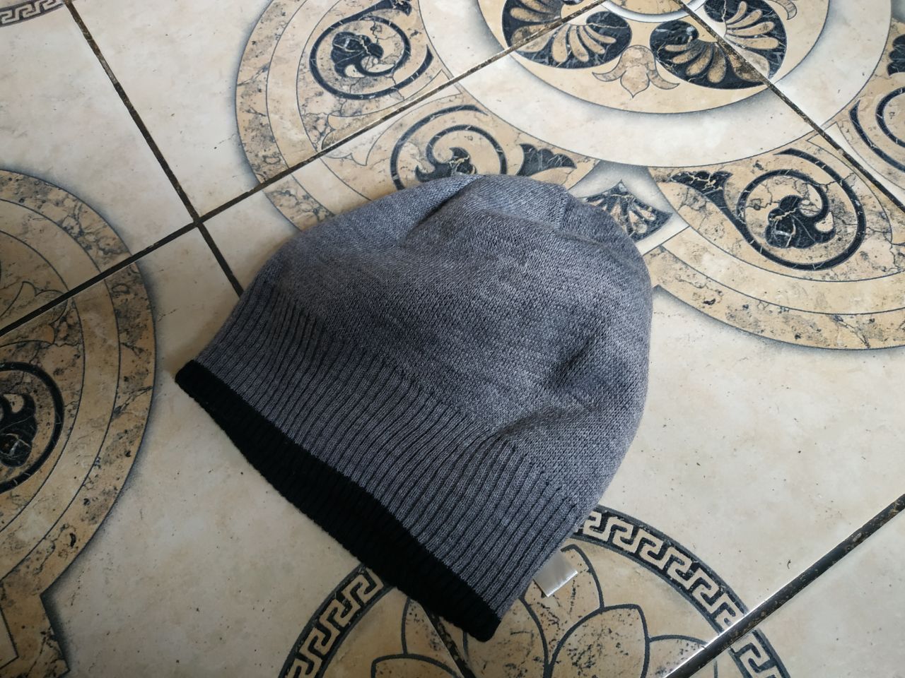 Diesel Diesel Reversible Mohawk Beanie Hat Y2K Black Gray Knit Size ONE SIZE - 15 Thumbnail