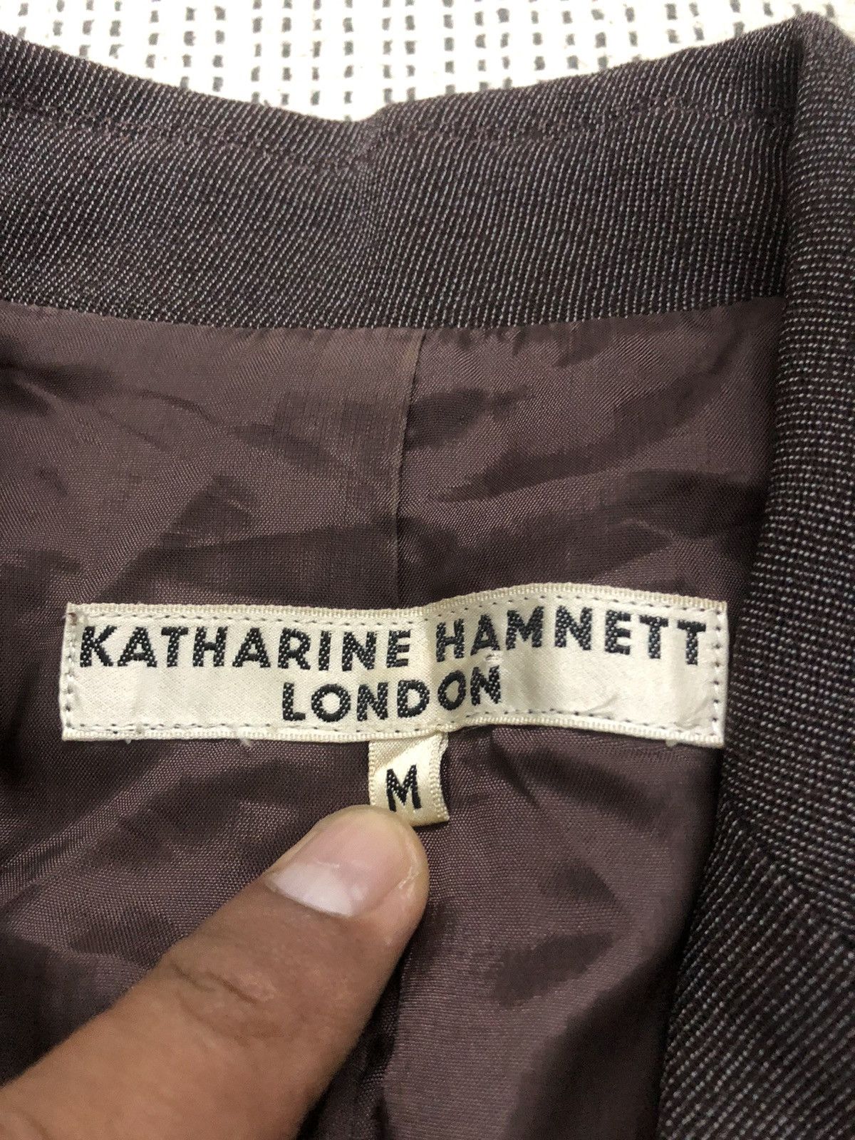 Katharine Hamnett London × Vintage KATHARINE HAMNETT LONDON BLAZER Size M / US 6-8 / IT 42-44 - 5 Thumbnail