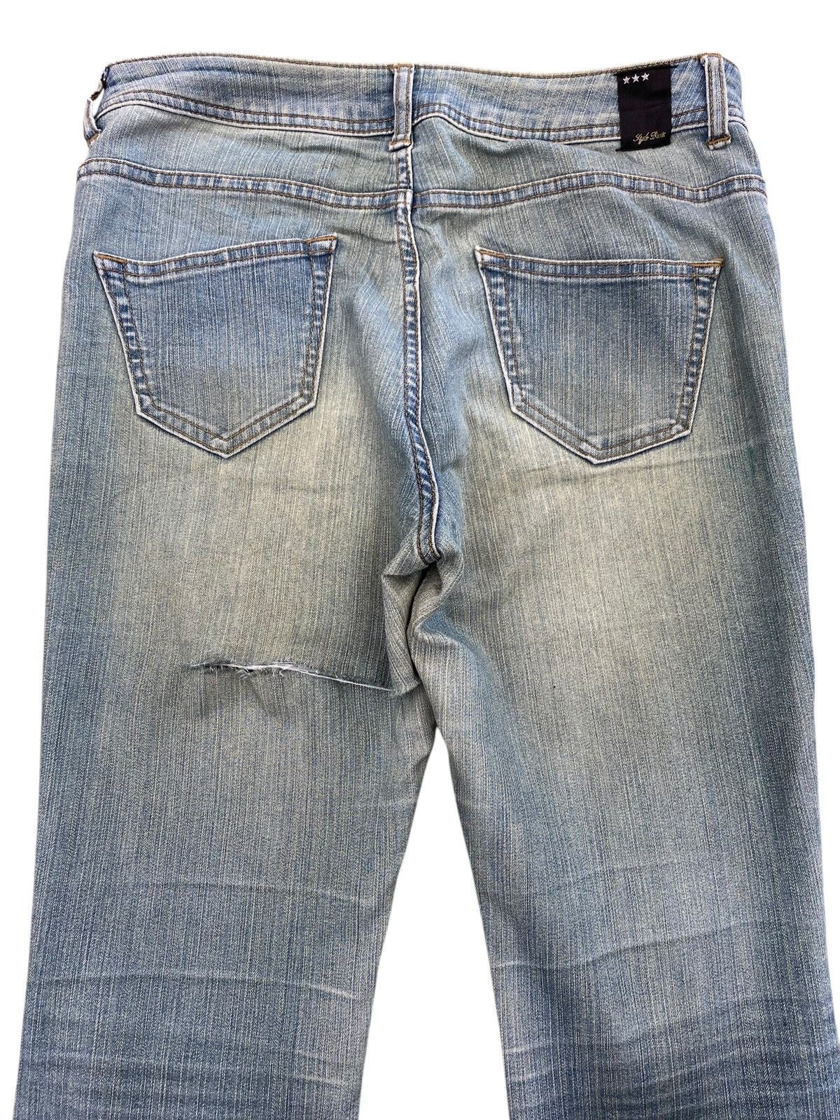 Japanese Brand Japanese Brand Faded Wash Style Flare Jeans Size US 30 / EU 46 - 4 Thumbnail
