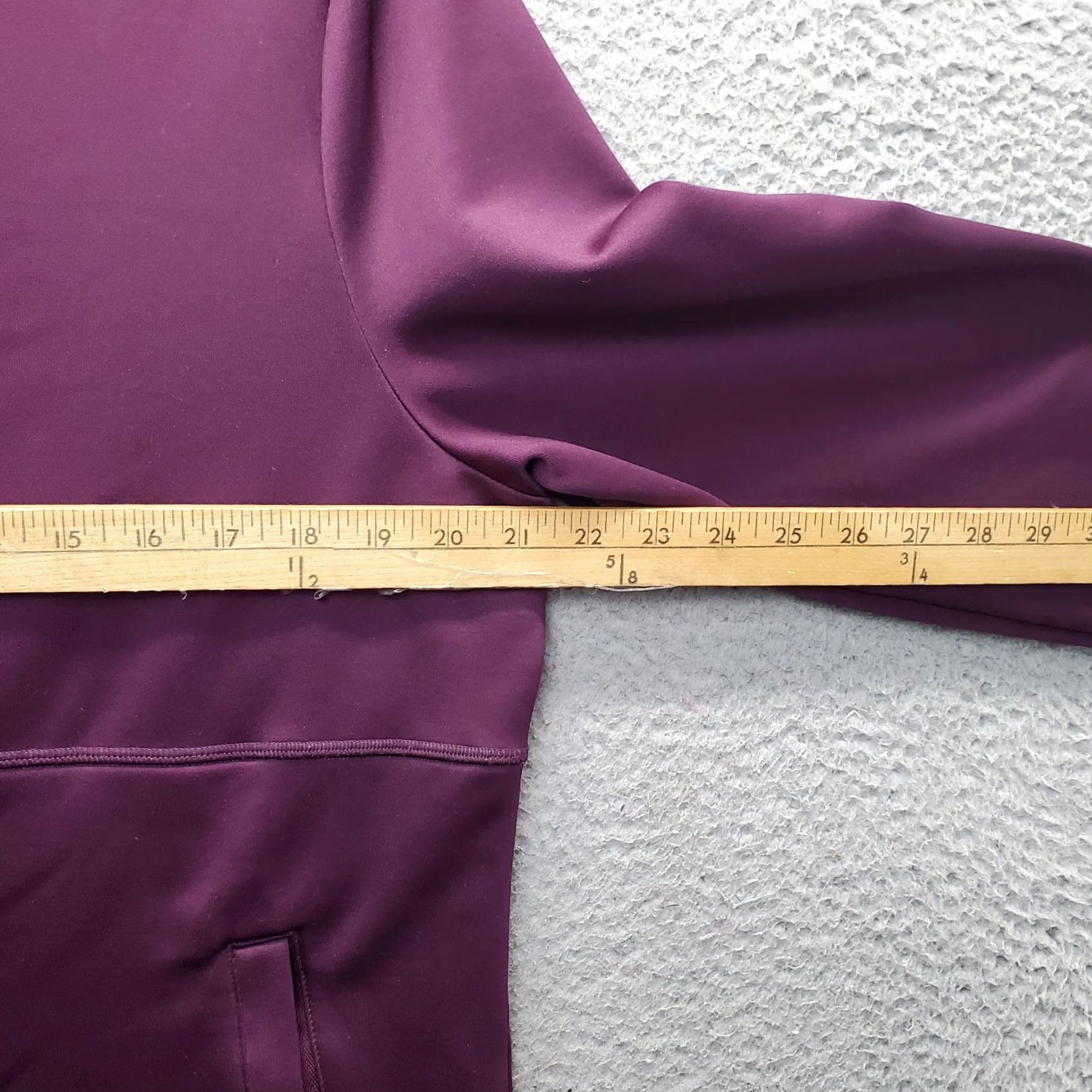 Talbots Talbots Jacket Women XL Purple Fleece Lined Stretch Mock Neck Zip Up Outdoor EUC Womens XL Purple Zip Up Jacket Size XL / US 12-14 / IT 48-50 - 4 Thumbnail
