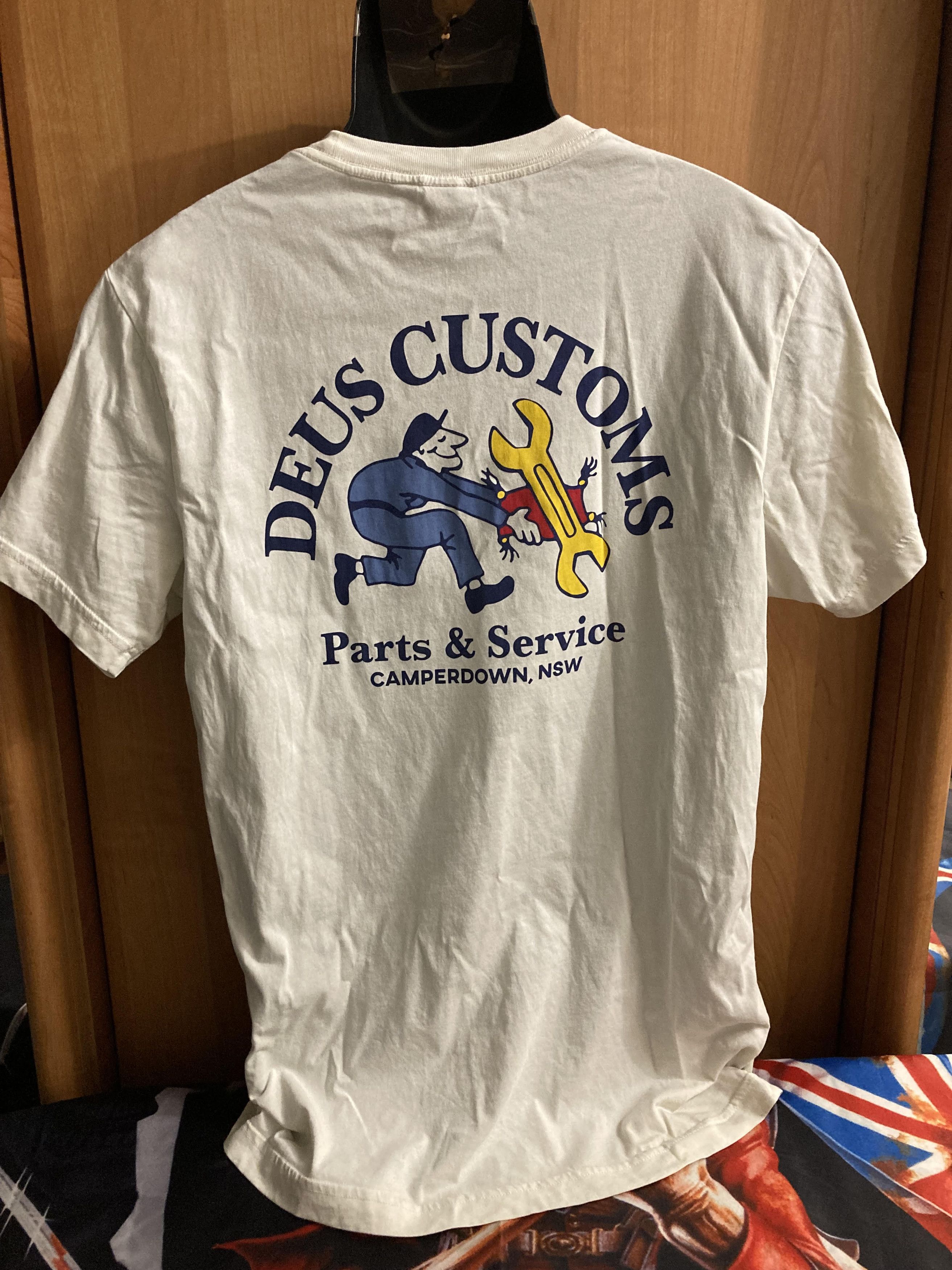 Deus Ex Machina DEUS EX MACHINA TREASURY TEE - VINTAGE WHITE Size US M / EU 48-50 / 2 - 1 Thumbnail