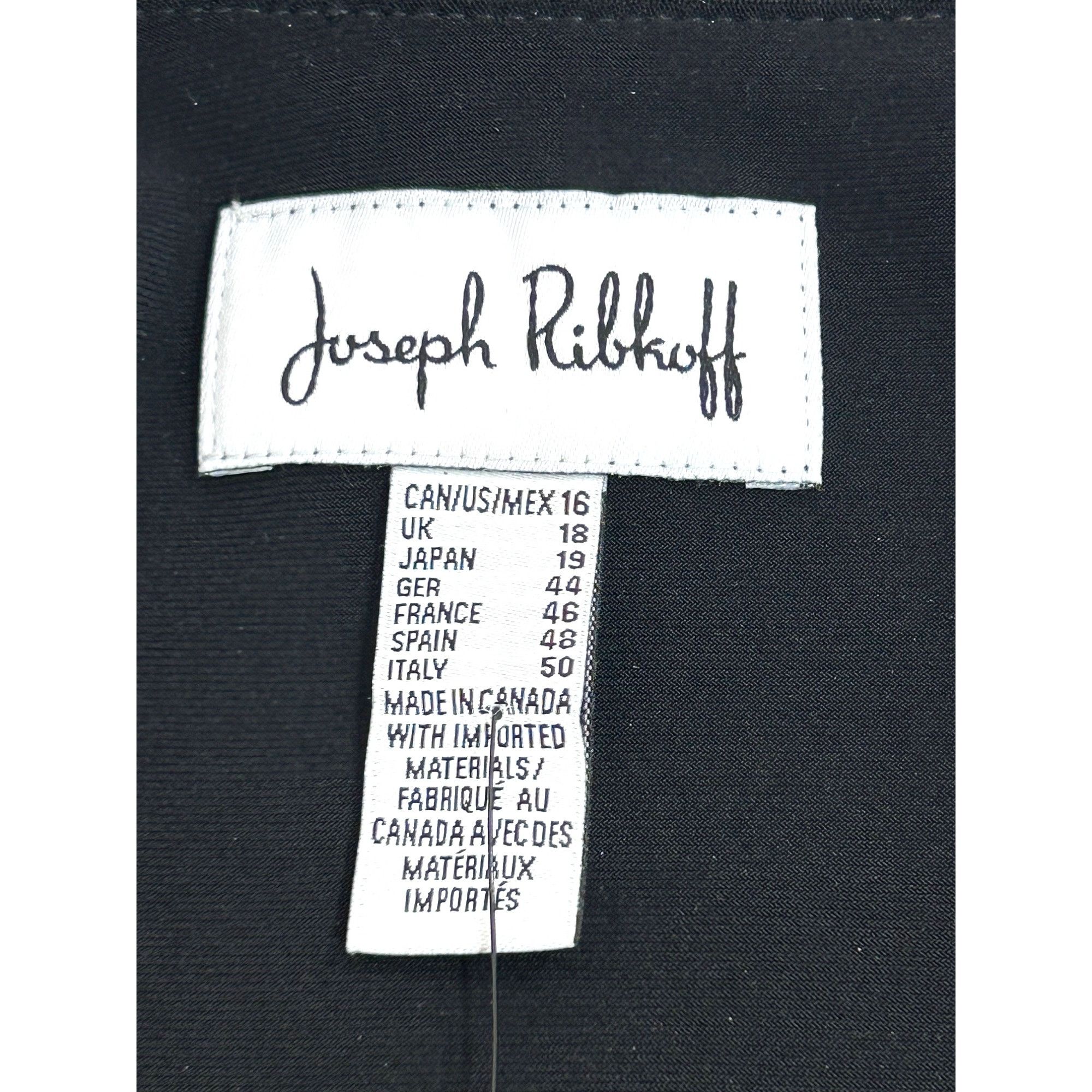 Joseph Ribkoff Joseph Ribkoff Black Blazer 16 White Trim Button Pockets Sho Size XXL / US 16-18 / IT 52-54 - 4 Thumbnail