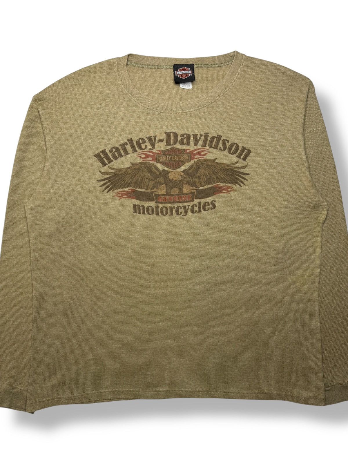Harley Davidson 2007 Harley Davidson Long Sleeve Thermal Size US XXL / EU 58 / 5 - 2 Thumbnail