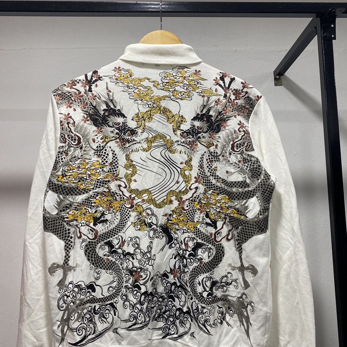 Japanese Brand Dragon🐉 Japan Designer Overprint Zipper Sukajan Motive 90s Size US M / EU 48-50 / 2 - 11 Thumbnail