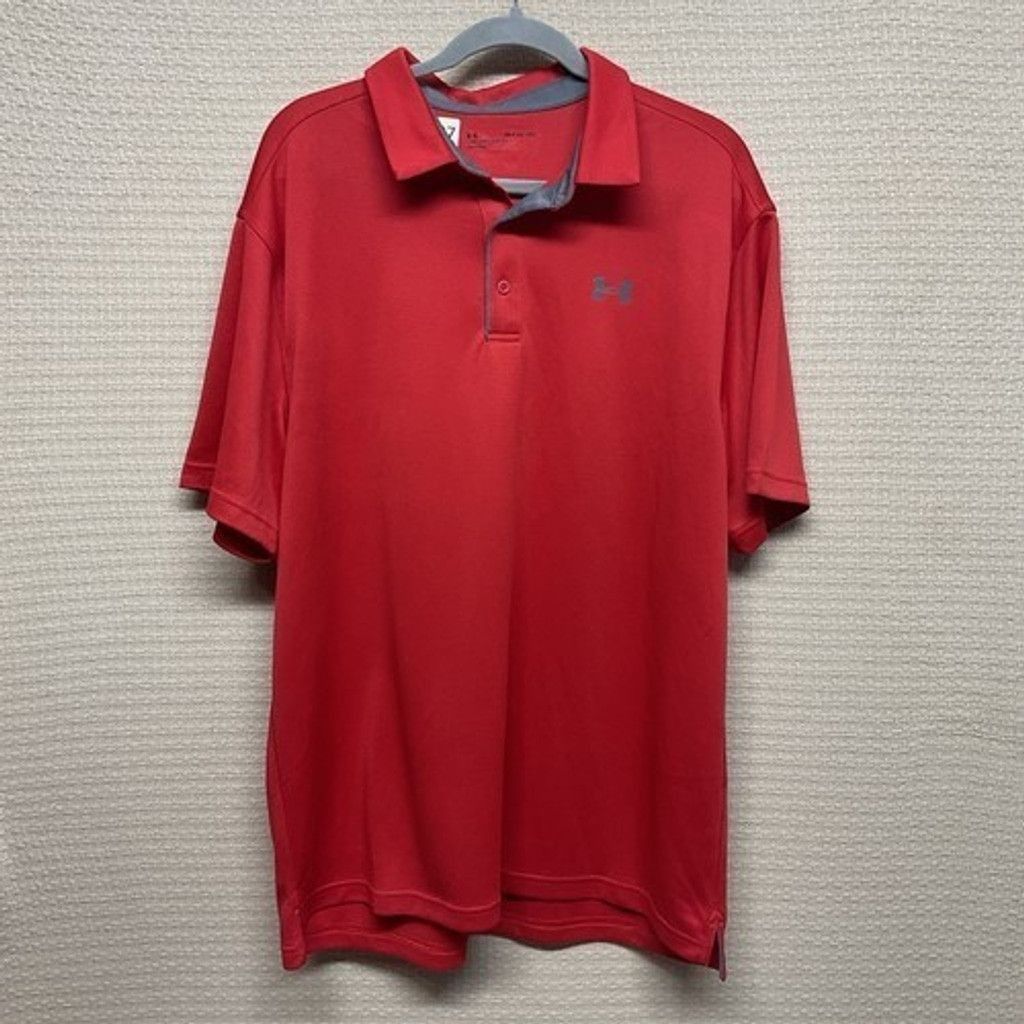 Under Armour Under Armour Loose Short Sleeve Golg Polo Shirt Men Size XL Size US XL / EU 56 / 4 - 8 Thumbnail