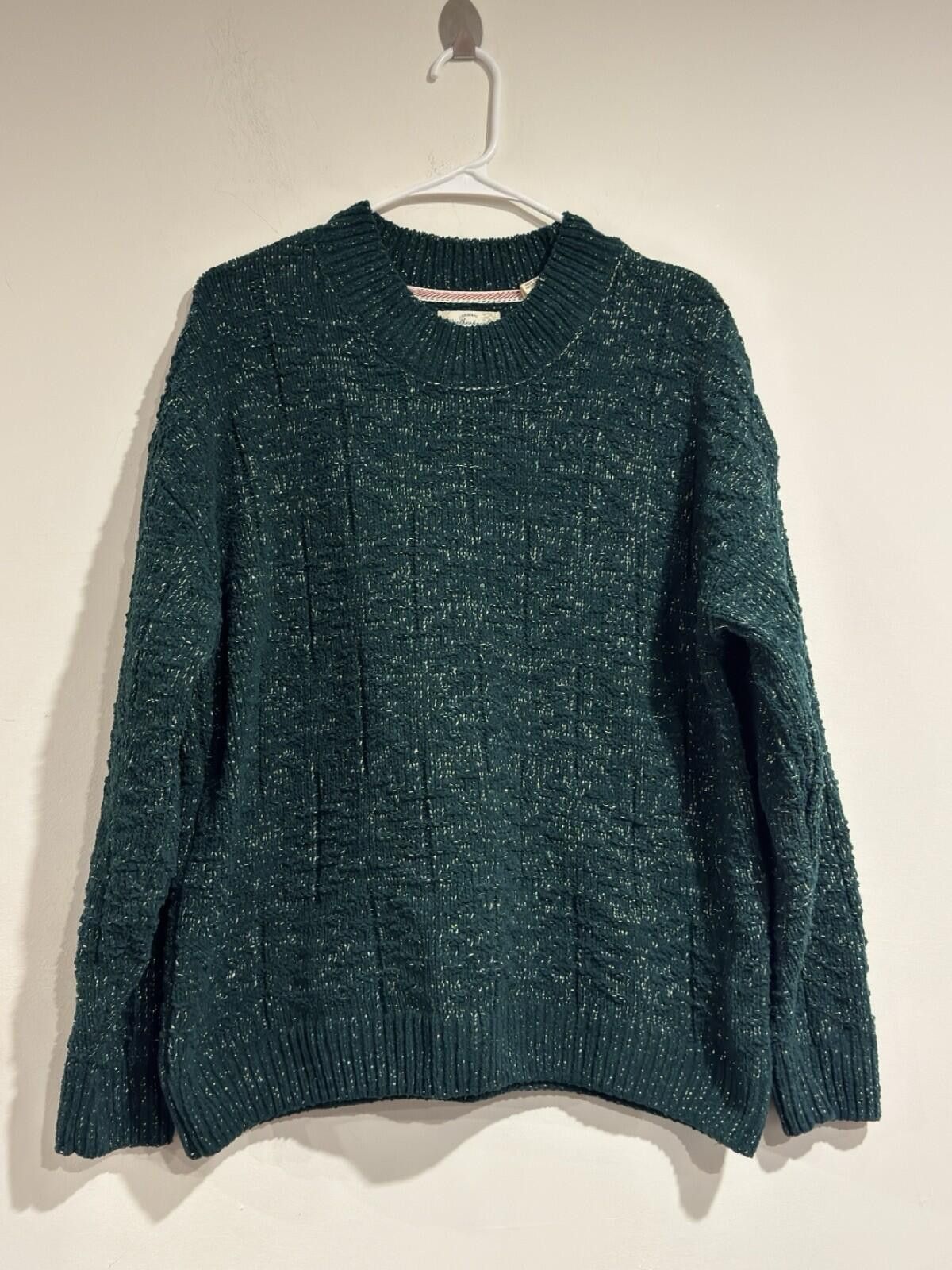 Weatherproof Weatherproof Vige Women Green Shimmer Knit Mock Neck Sweater Size XXL / US 16-18 / IT 52-54 - 2 Thumbnail