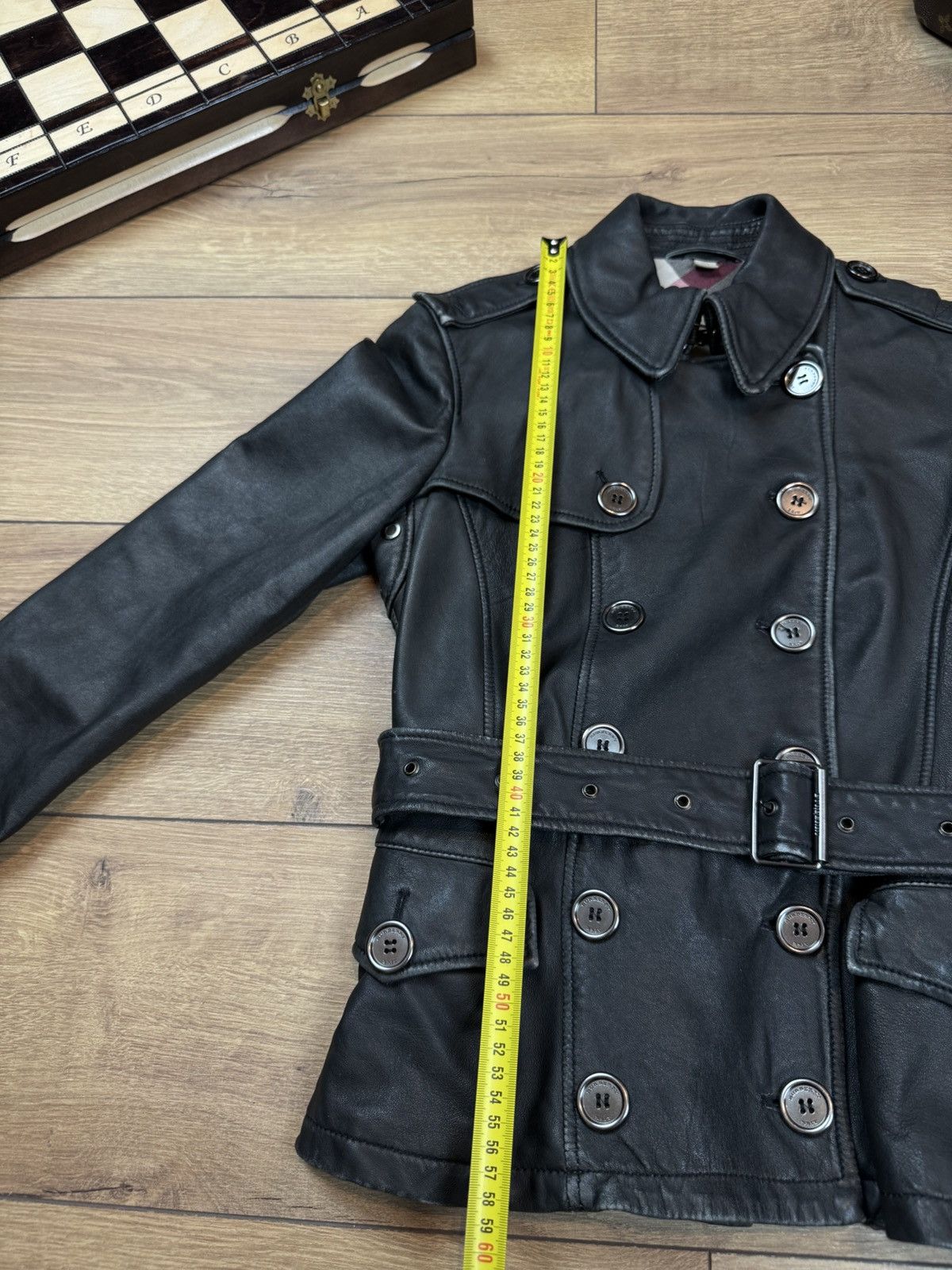 Burberry Leather trench coat Burberry original luxury streetwear item Size S / US 4 / IT 40 - 5 Thumbnail