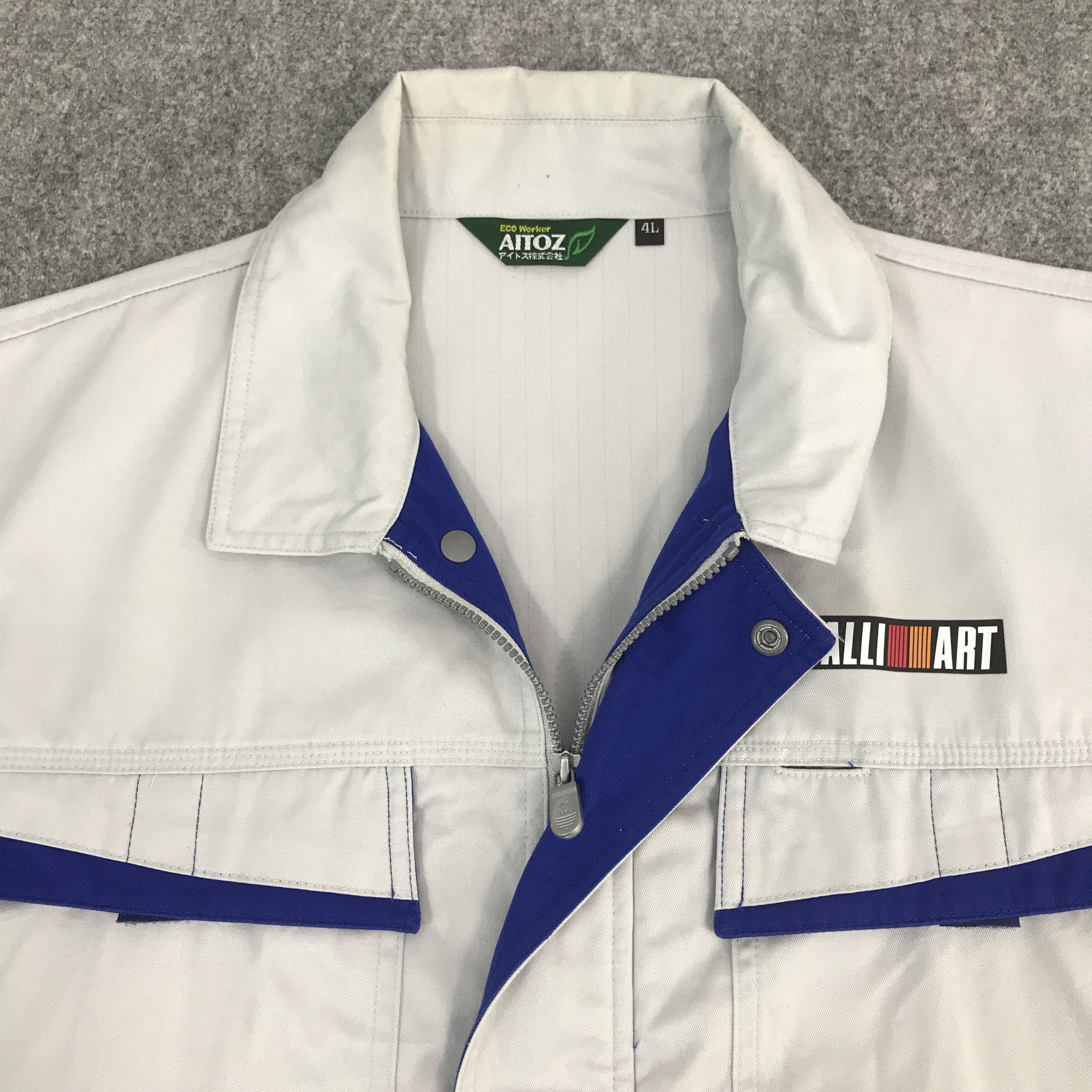 Japanese Brand Rare Mitsubishi Racing Custom Art Worker Jacket Size US XL / EU 56 / 4 - 9 Thumbnail