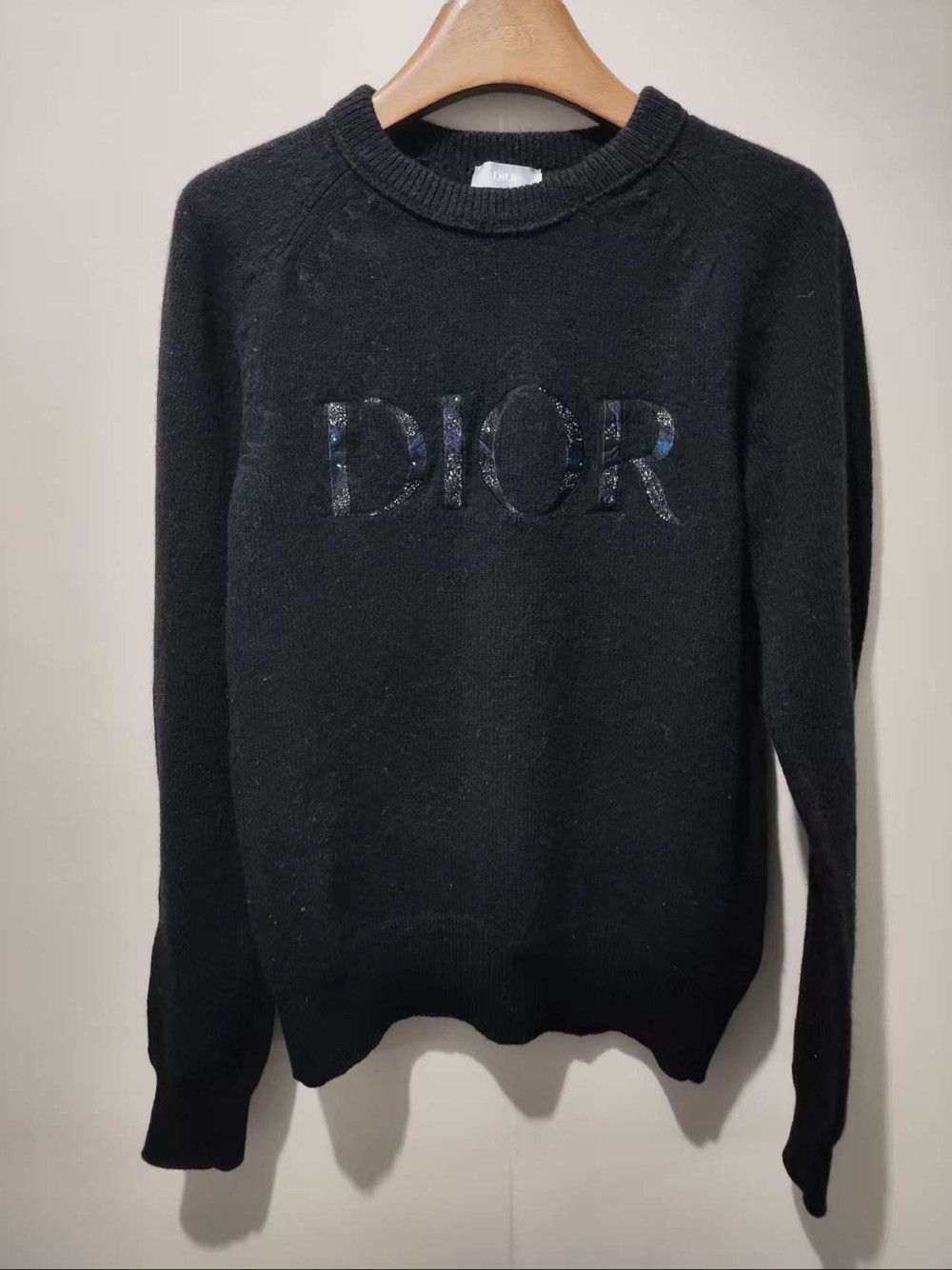 Dior Dior Embroidered Logo Wool Sweater Size XS Size US XS / EU 42 / 0 - 1 Thumbnail