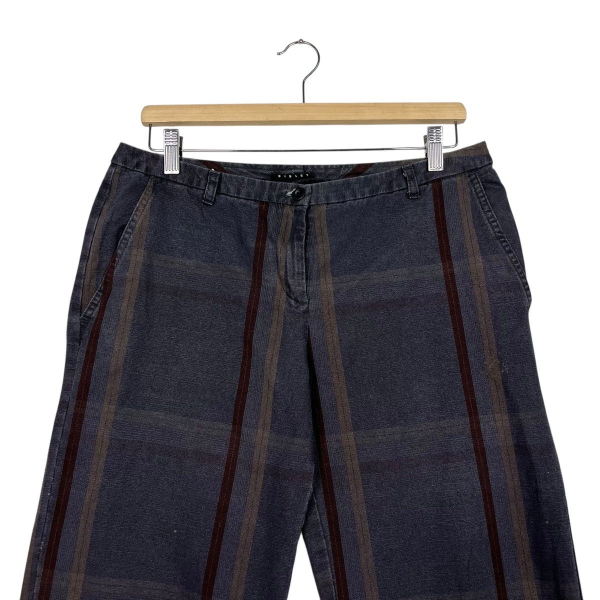 Sisley Vintage Sisley Checkered Pants Size US 32 / EU 48 - 2 Thumbnail