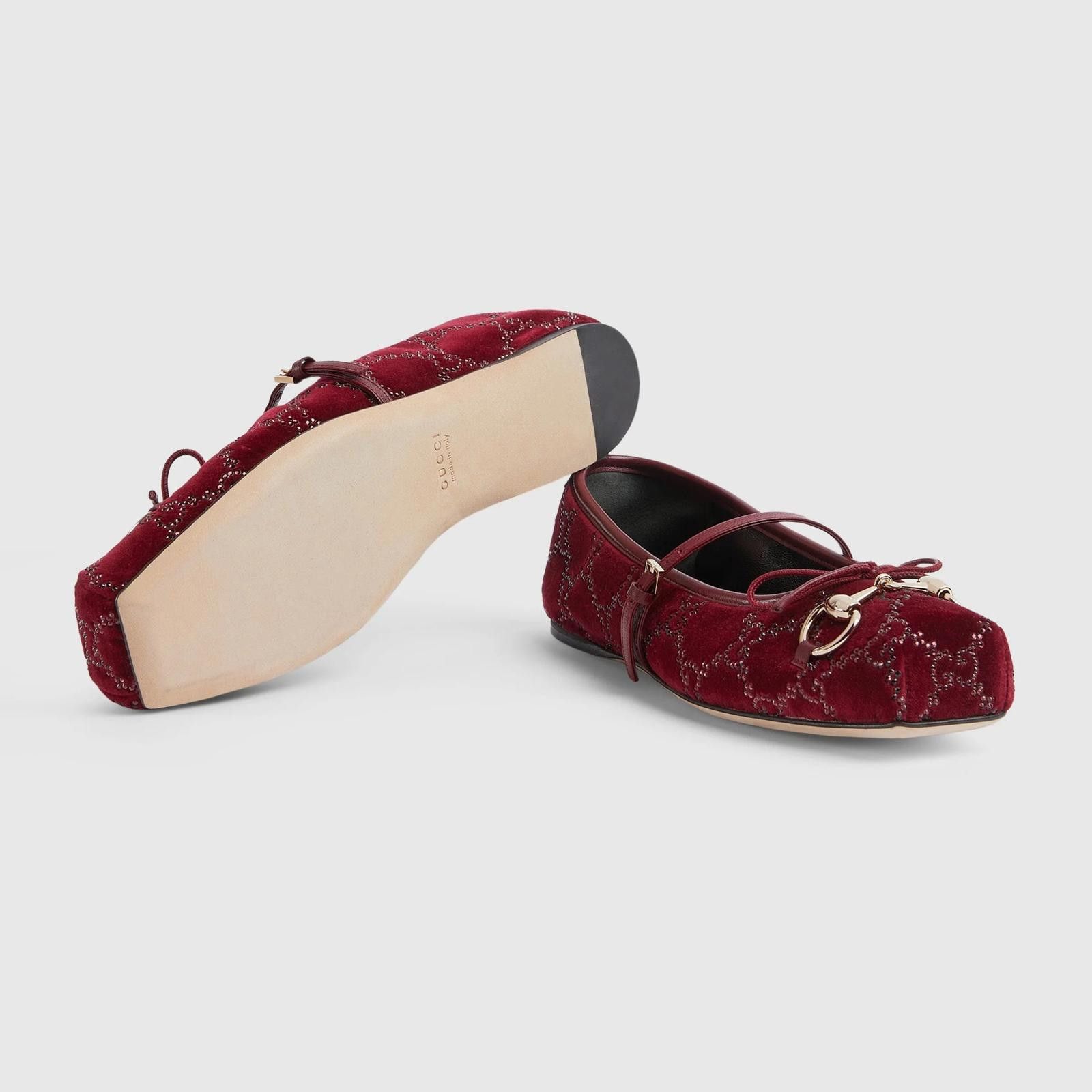 Gucci Gucci Horsebit GG Crystal Flats Size US 7.5 / IT 37.5 - 4 Thumbnail